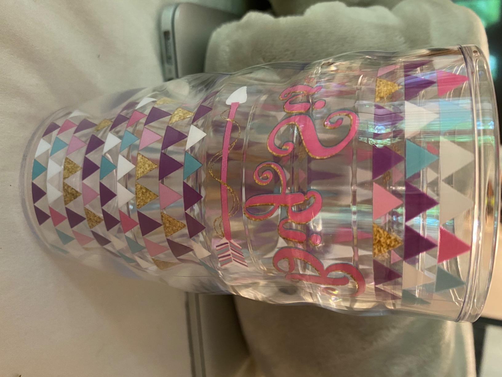 Tervis Big Sis Sister Made in USA Double Walled Insulated Tumbler Travel Cup Keeps Drinks Cold & Hot, 10oz Wavy, Big Sis - Customer Photo 2