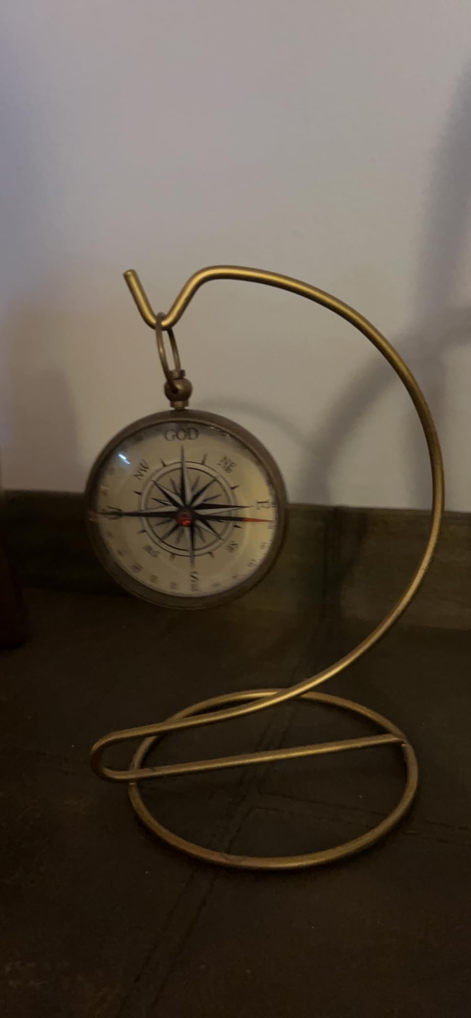 God is My Guide Brass Compass Gift with Display Box - Engraved Scripture Prayer Compass Religious Gift for Men & Women - Baptism, Confirmation, Communion Compass for Boys Graduation Gift - Customer Photo 2