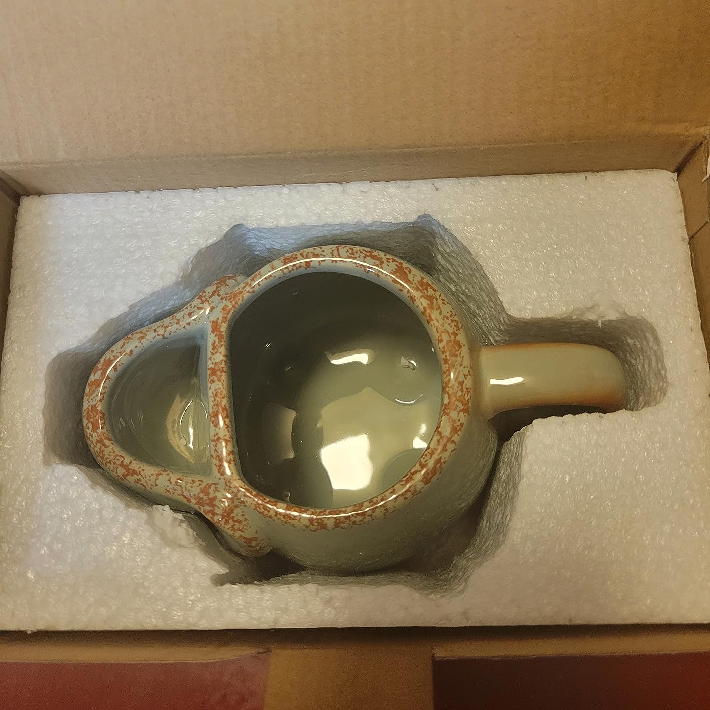 Ceramic 15oz Elephant Tea Mug Green - Customer Photo 5