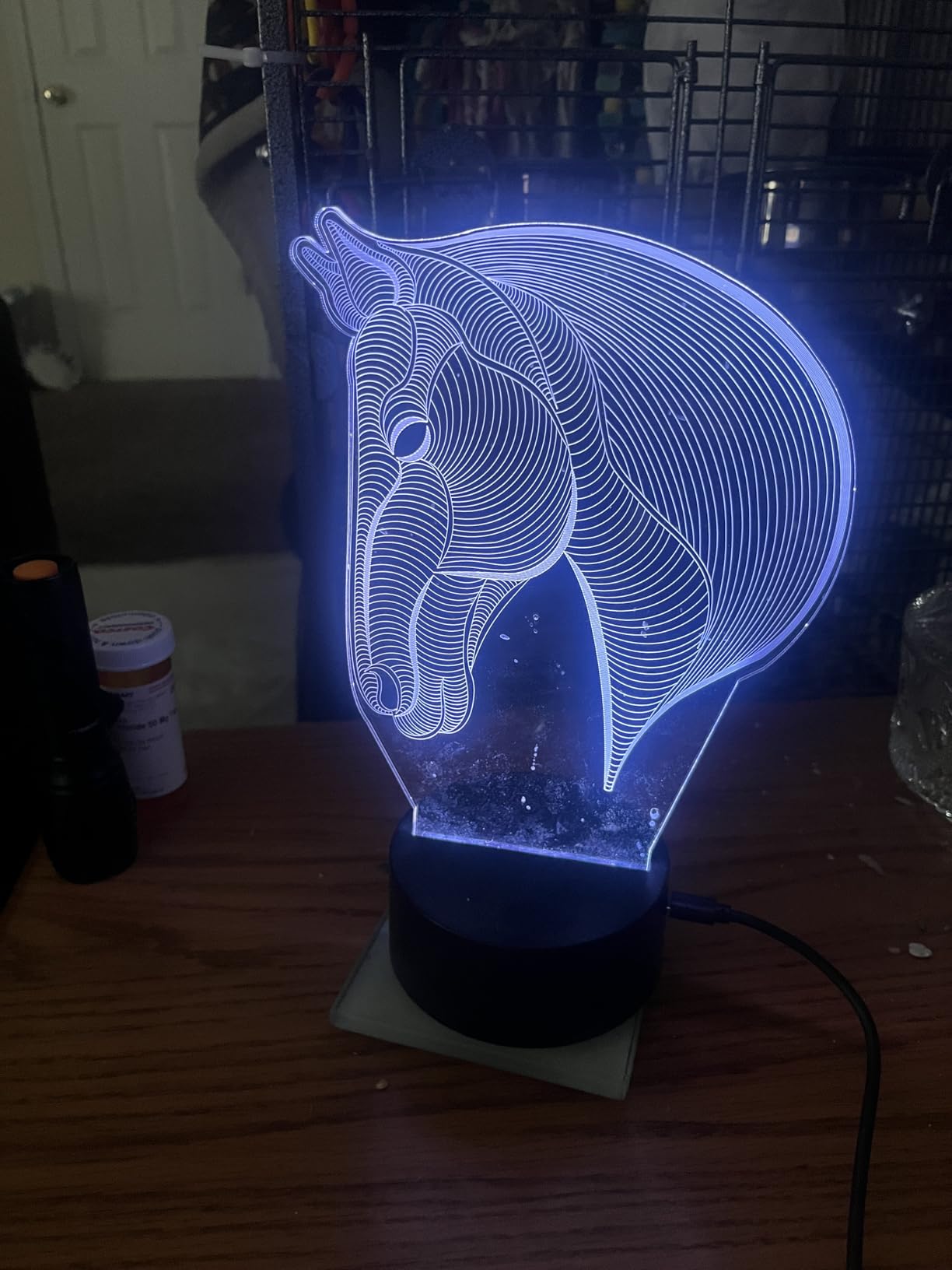 Ticent Dinosaur 3D Night Light Touch Activated Desk Lamp, 7 Colors 3D Optical Illusion Lights with Acrylic Flat, ABS Base & USB Charger for Christmas Kids Gifts Customer Review Ticent Dinosaur 3D Night Light Touch Activated Desk Lamp, 7 Colors 3D Optical Illusion Lights with Acrylic Flat, ABS Base & USB Charger for Christmas Kids Gifts - Customer Photo 1