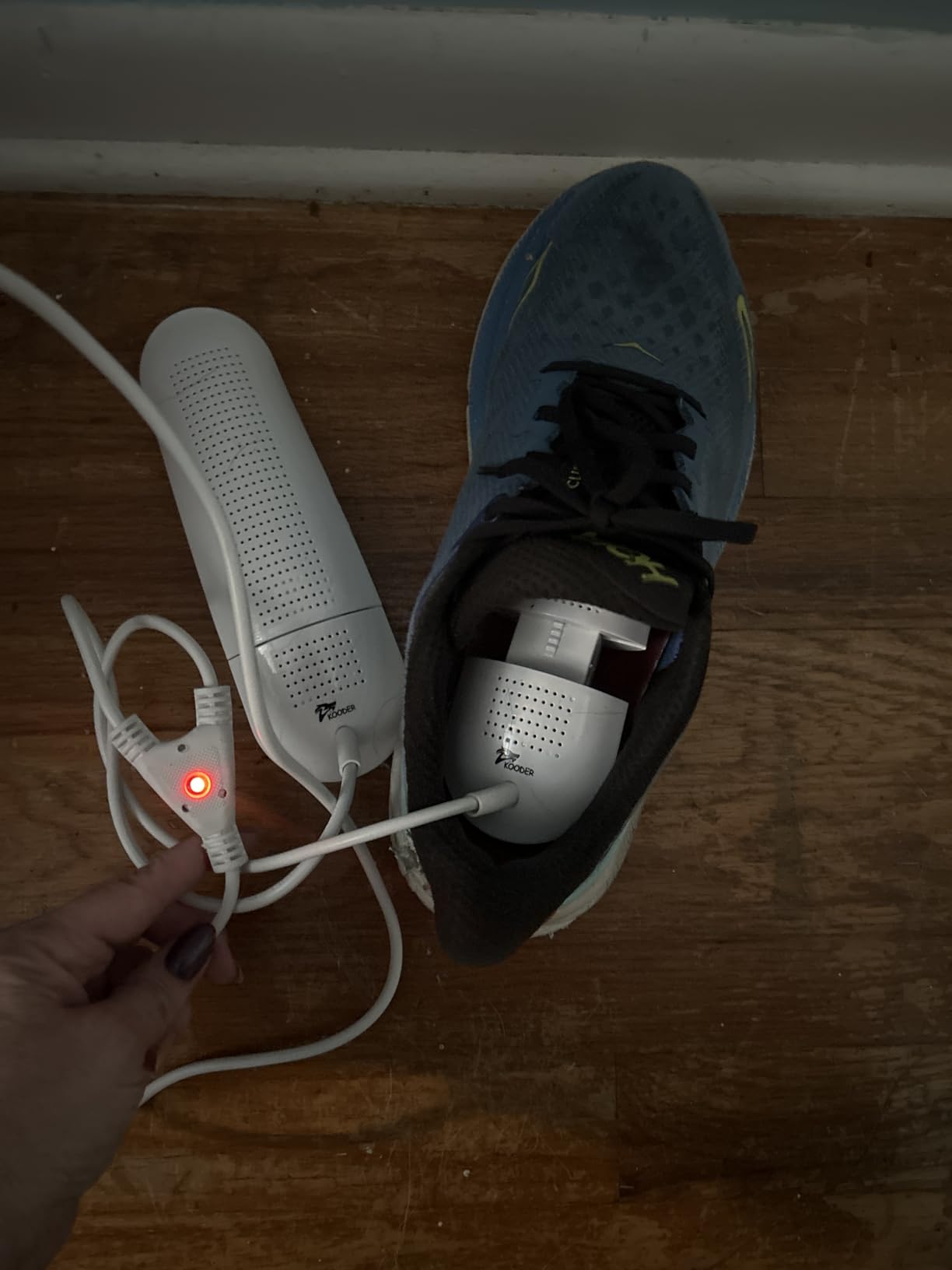 KOODER Boot Dryer,Shoe Dryer,Foot Dryer ! Eliminate bad odor and dry shoes! - Customer Photo 2