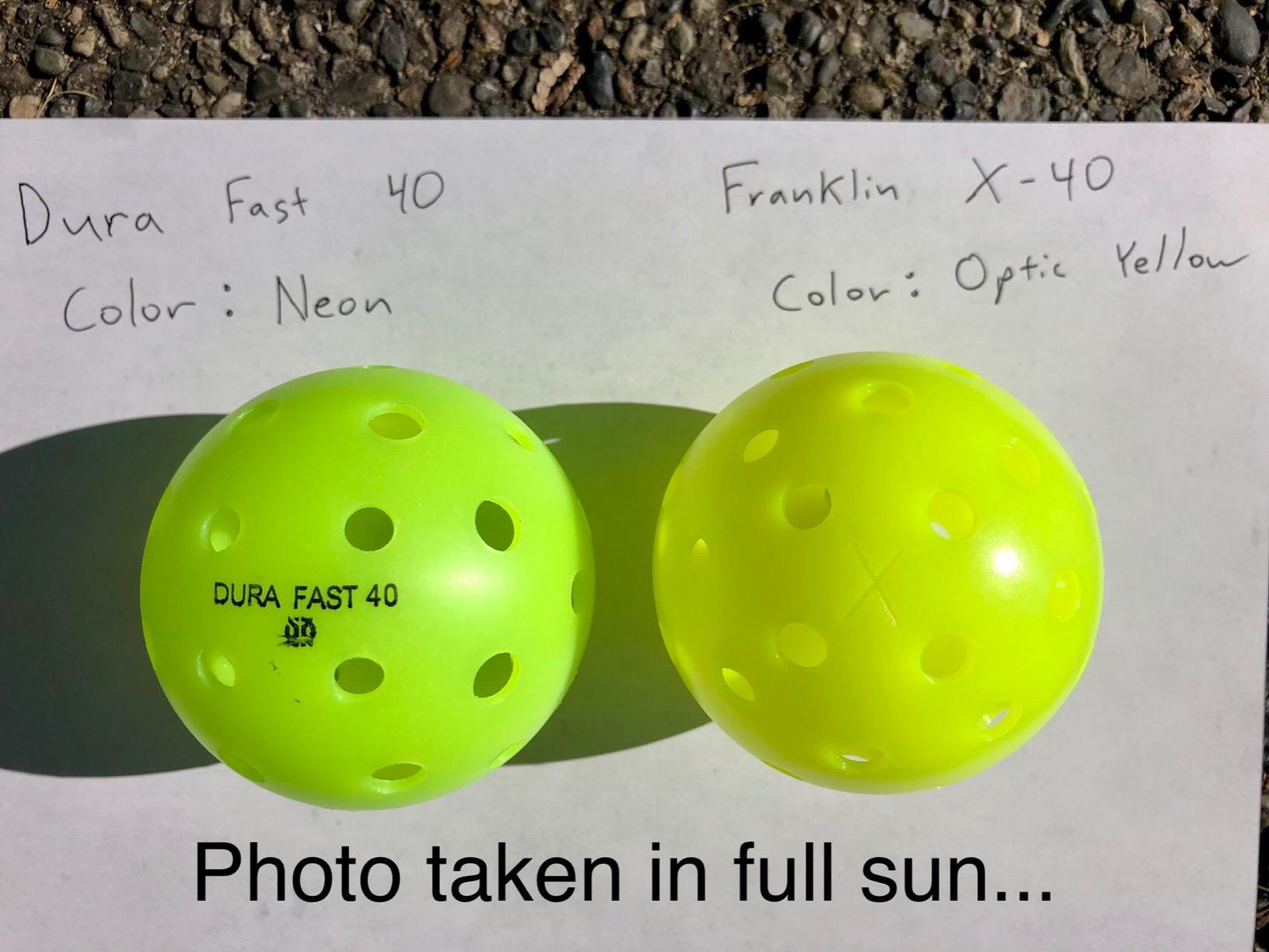 Franklin Sports X-40 Outdoor Pickleballs - Official Ball of USA Pickleball, APP Tour + US Open - Regulation Size Customer Review Franklin Sports X-40 Outdoor Pickleballs - Official Ball of USA Pickleball, APP Tour + US Open - Regulation Size - Customer Photo 1