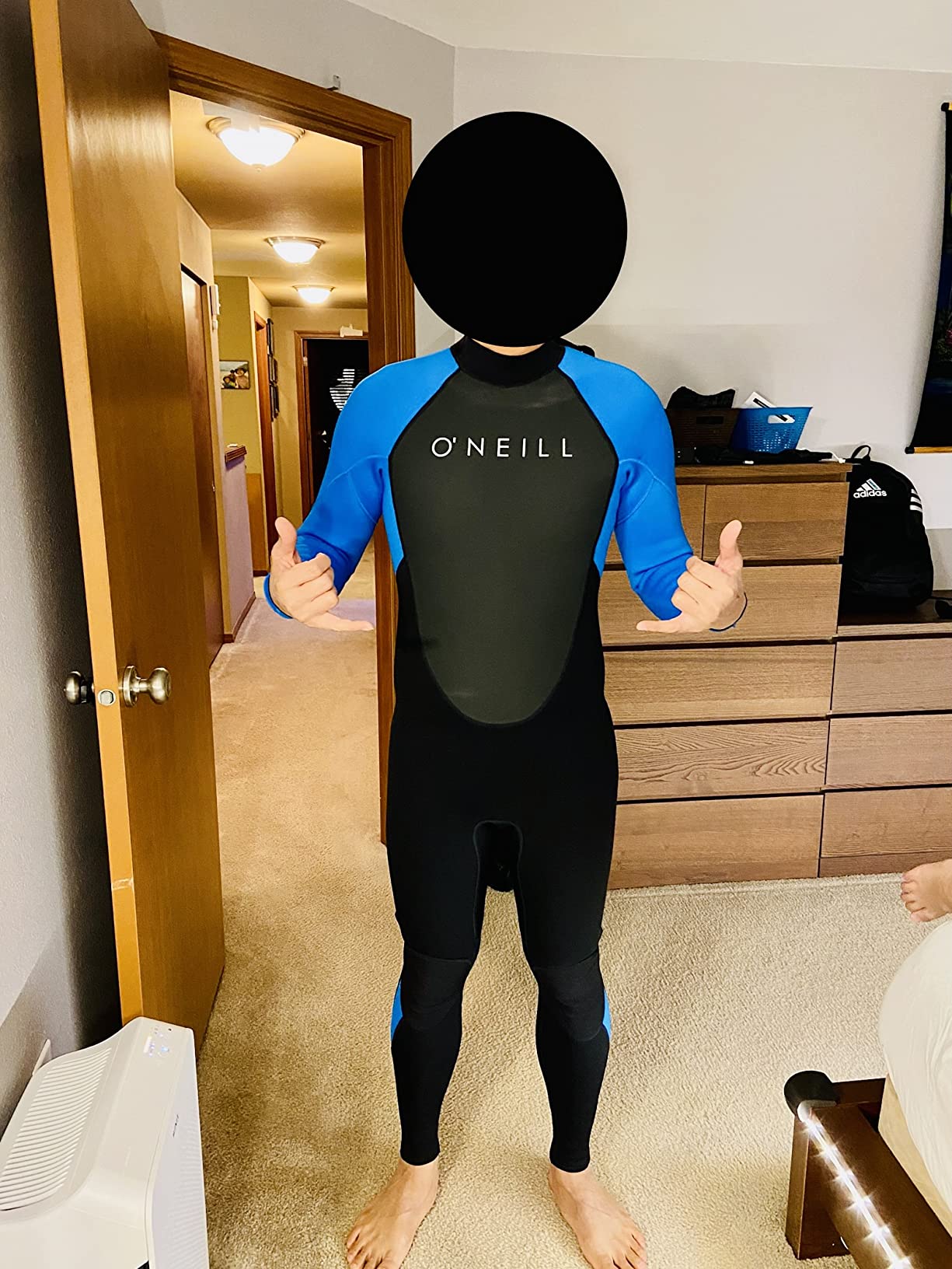 O'Neill Men's Reactor II 3/2mm Back Zip Full Wetsuit - Customer Photo 1