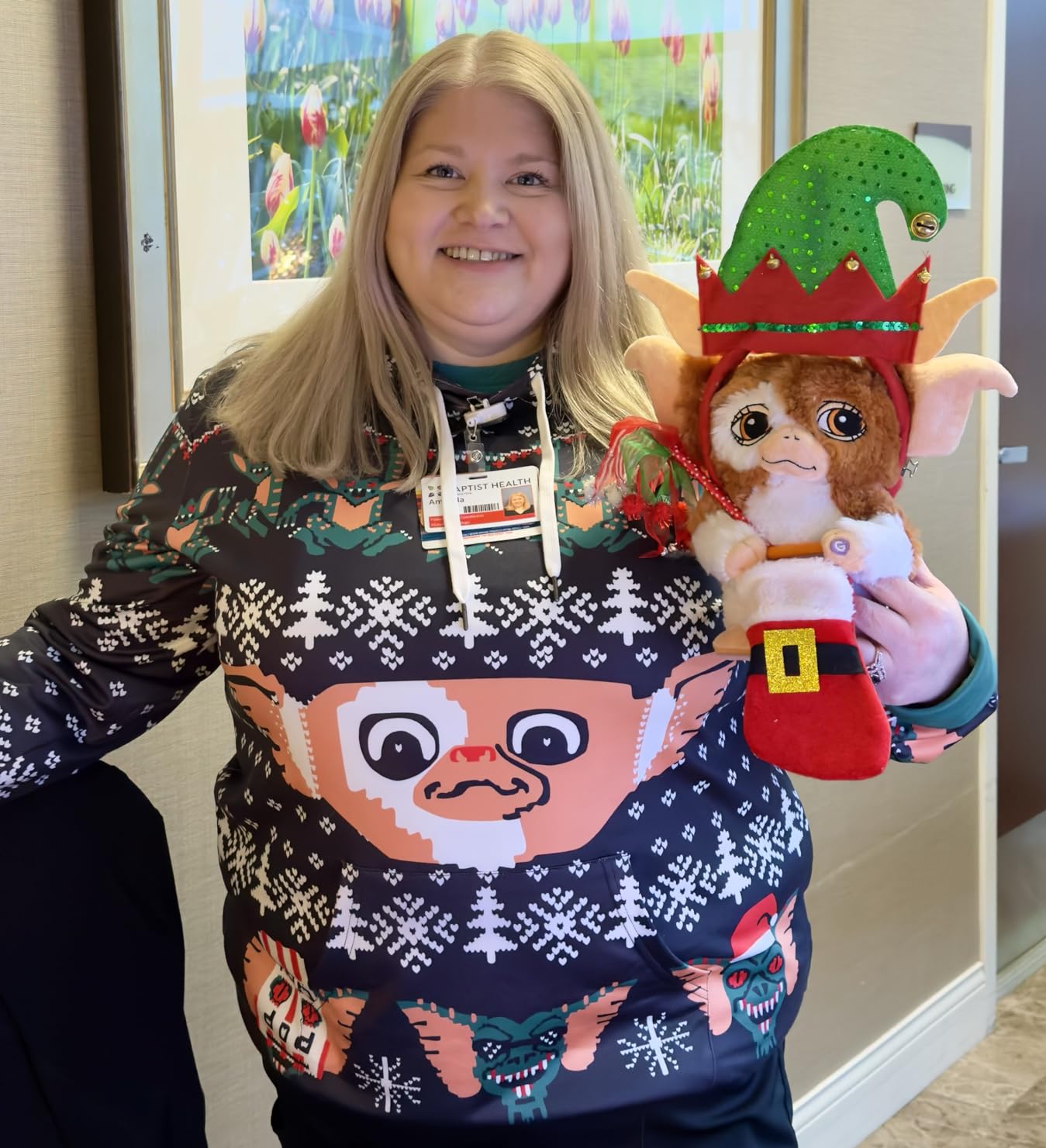 Grace's Secret Unisex 3D Ugly Christmas Sweatshirt Kangaroo Pocket Hoodies Pullover - Customer Photo 1