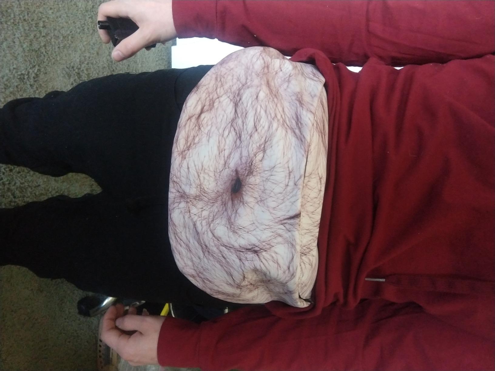 Funny White Elephant Gifts for Men Women Gag gifts Christmas Gift Exchange,Belly Fanny Pack Dad Bag Fake Beer Belly Waist Pack Unisex Waist Bag Customer Review Funny White Elephant Gifts for Men Women Gag gifts Christmas Gift Exchange,Belly Fanny Pack Dad Bag Fake Beer Belly Waist Pack Unisex Waist Bag - Customer Photo 3