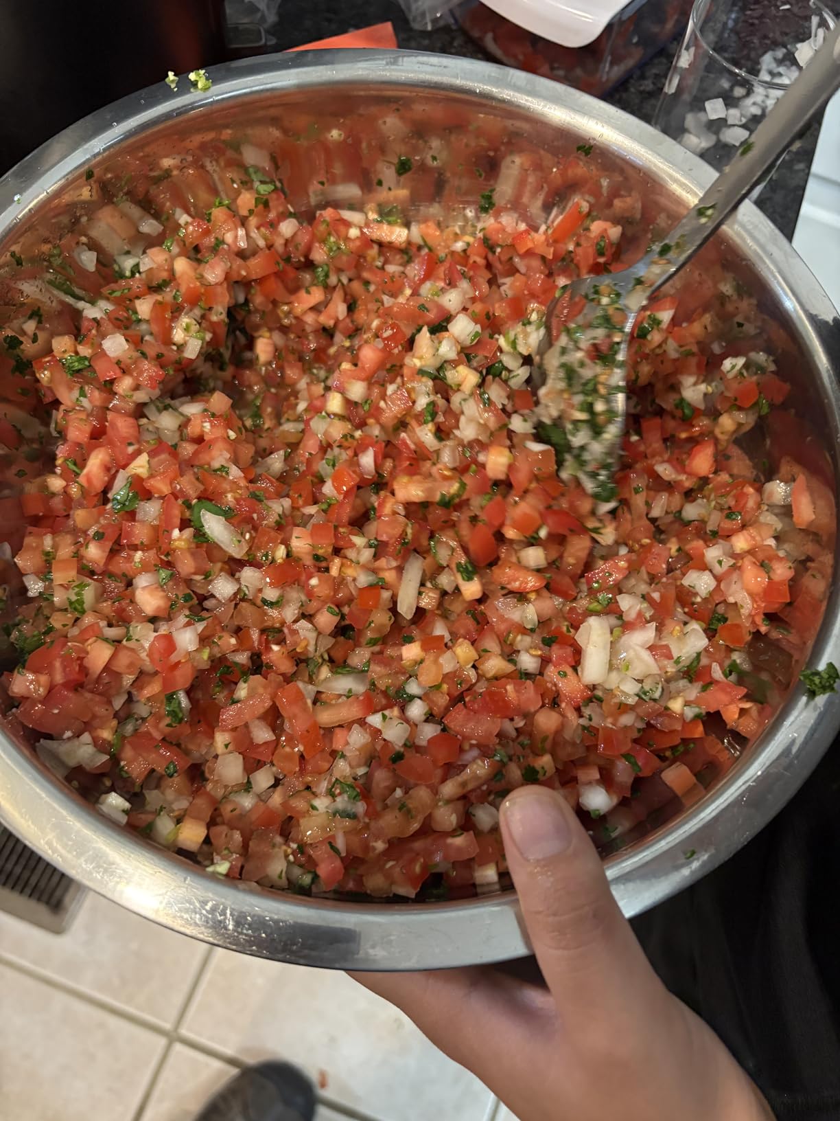 Fullstar The Original Pro Chopper - Vegetable Chopper and Spiralizer, Food Chopper with Container, Fruit Slicer, Kitchen Gadgets & Gifts, Home Essentials (4 in 1, White) - Customer Photo 2