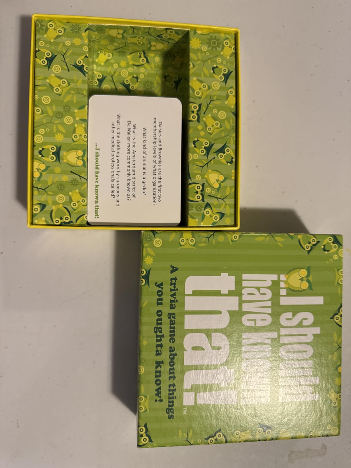 I should have known that! - A Trivia Game About Things You Oughta Know, Green - Customer Photo 1