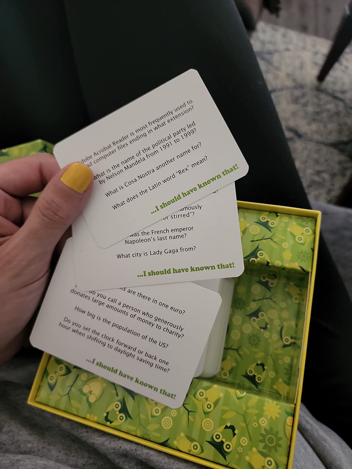 I should have known that! - A Trivia Game About Things You Oughta Know, Green - Customer Photo 2