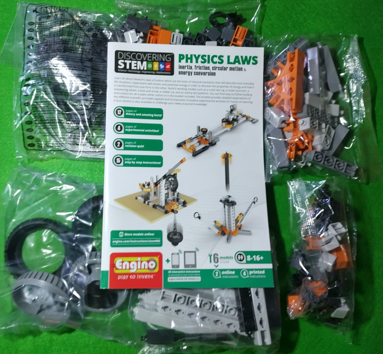 Engino STEM Toys, Physics Laws: Inertia, Friction & Circular Motion, Engineering Kit for Kids 9+, Creative STEM Projects, Gifts for Boys & Girls, Building Toys (6 Model Options) Customer Review Engino STEM Toys, Physics Laws: Inertia, Friction & Circular Motion, Engineering Kit for Kids 9+, Creative STEM Projects, Gifts for Boys & Girls, Building Toys (6 Model Options) - Customer Photo 1