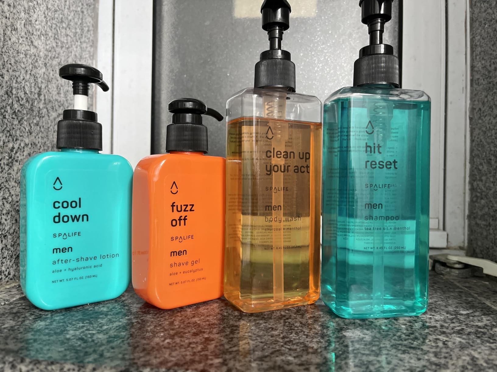 SpaLife Luxury Spa Skincare Sandalwood Gift Set for Men | Mens Body Wash Gifts | Mens Gift Set for Bath and Body | Christmas Gifts for Men | Cleansing, Moisturizing, Exfoliating | 7-Piece Bundle - Customer Photo 4