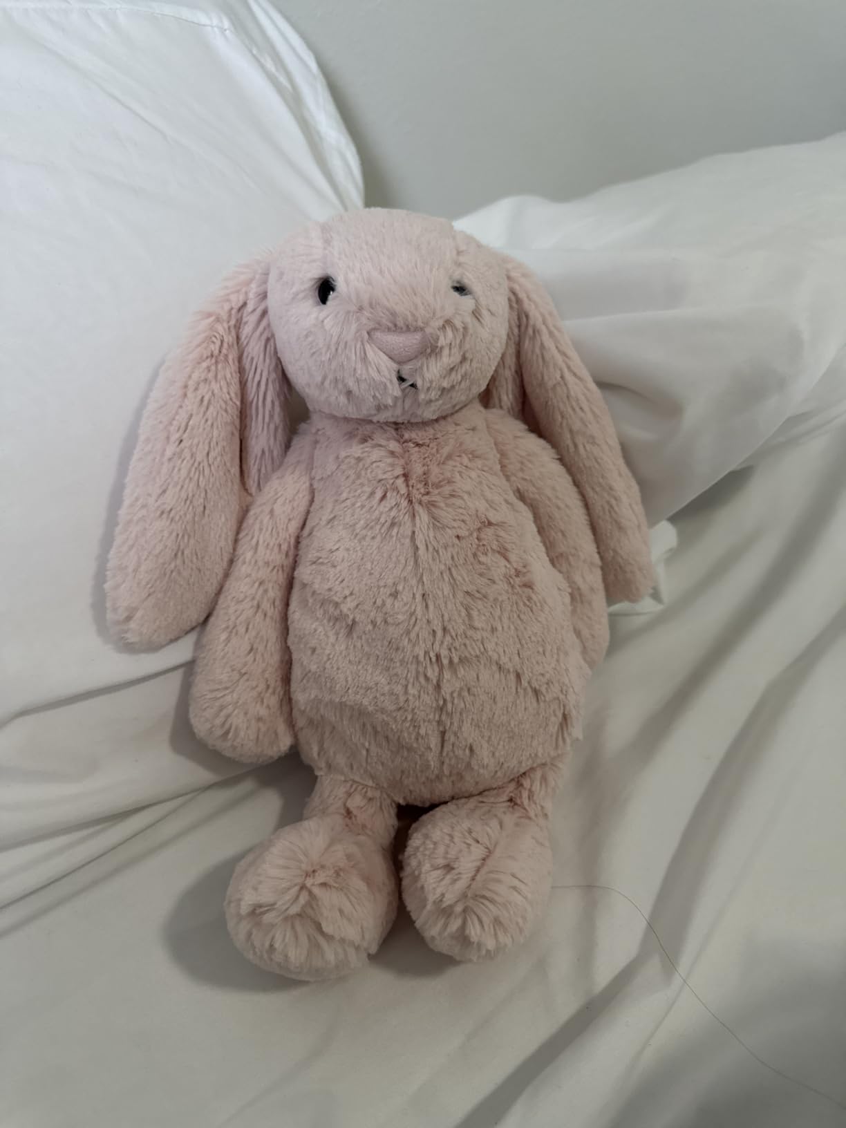 Jellycat Bashful Blush Bunny Stuffed Animal, Medium 12 inches - Rabbit and Bunny Plush Toy - Classic Children's Gift - Customer Photo 2