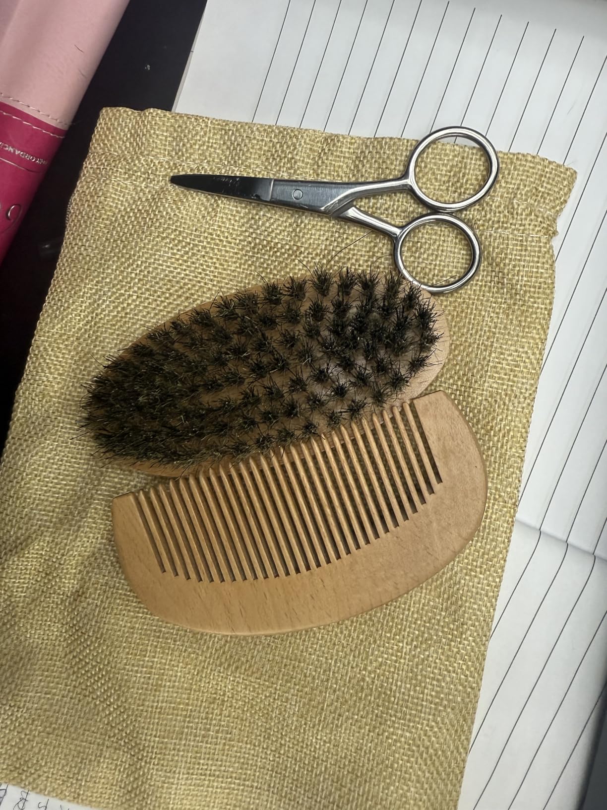 XIKEZAN Beard Kit for Men Care w/Beard Conditioner, Wash, Oil, Balm, Brush, Comb,Birthday Fathers Valentines Gifts for Men Him Dad Husband Boyfriend Christmas Gifts Mens Stocking Stuffers Customer Review XIKEZAN Beard Kit for Men Care w/Beard Conditioner, Wash, Oil, Balm, Brush, Comb,Birthday Fathers Valentines Gifts for Men Him Dad Husband Boyfriend Christmas Gifts Mens Stocking Stuffers - Customer Photo 2