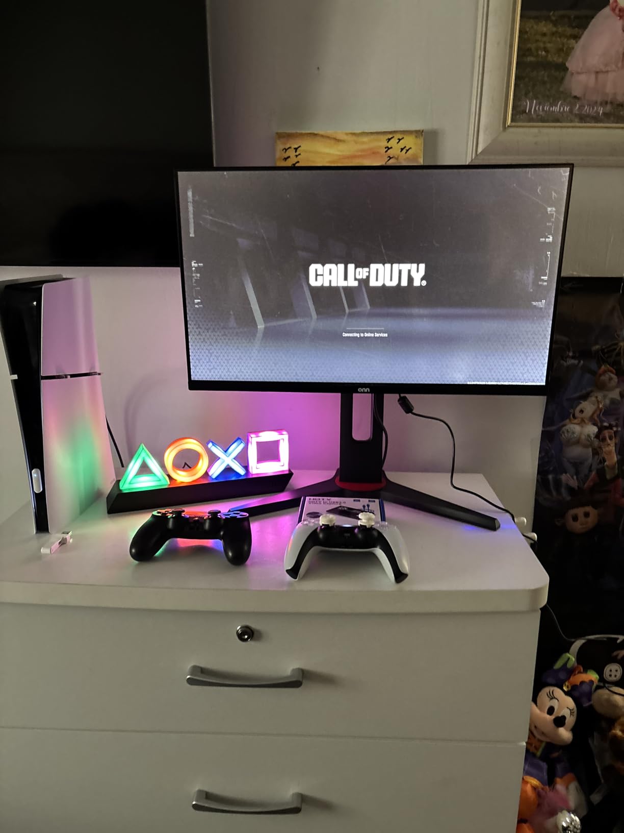 Paladone Playstation Controller Icons Light with 3 Light Modes - Sound Reactive, Dynamic Phasing, and Standard Mode - Gaming Desk Accessories and Game Room Decor - Customer Photo 1