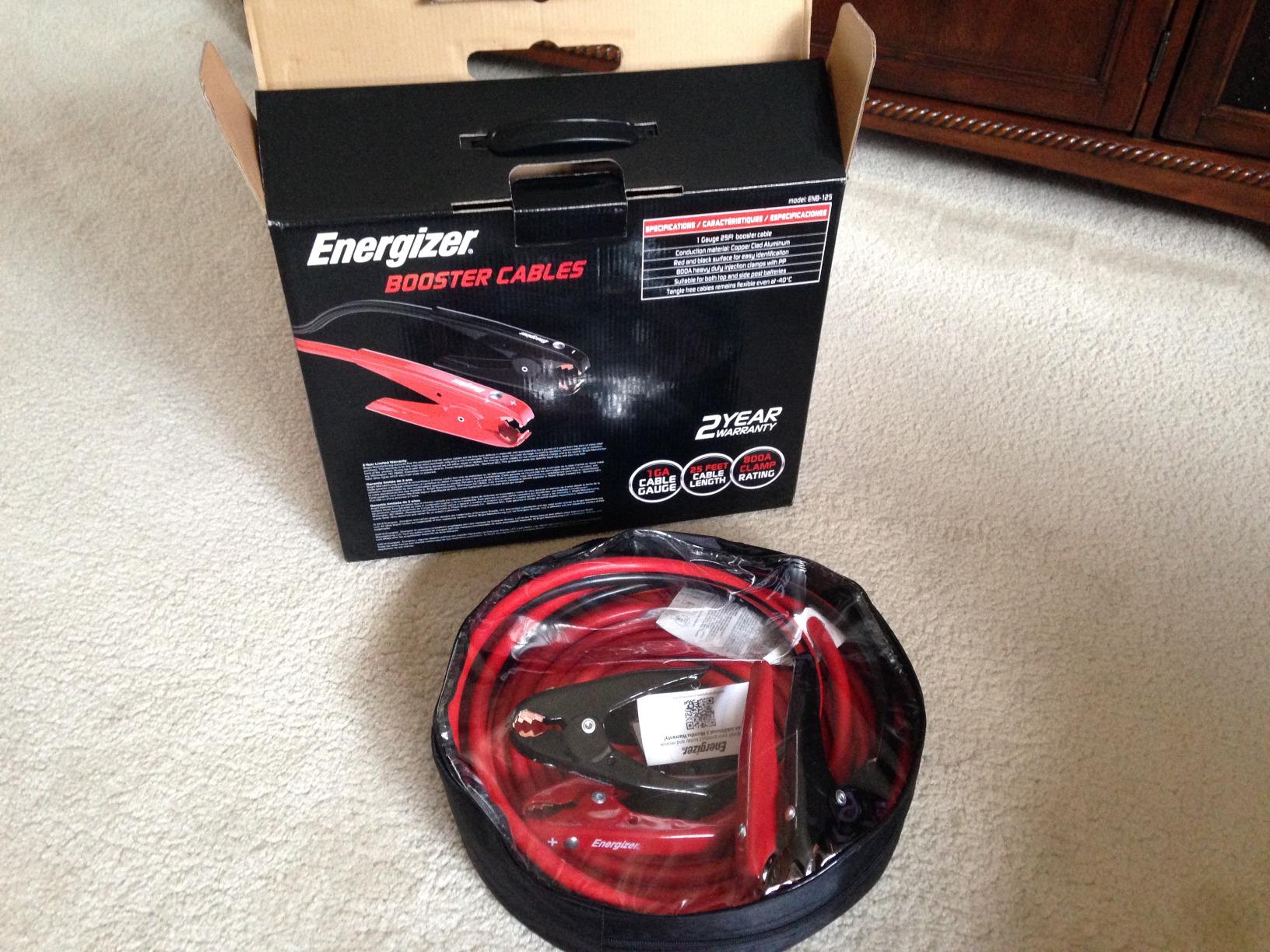 Energizer Jumper Cables for Car Battery, Heavy Duty Automotive Booster Cables for Jump Starting Dead or Weak Batteries with Carrying Bag Included (16-Feet (6-Gauge) - Customer Photo 2