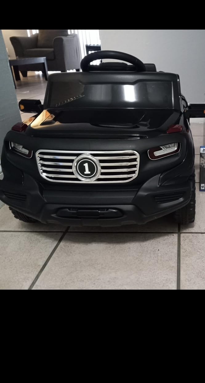 Best Choice Products Kids 6V Ride On Truck w/Parent Remote Control, 3 Speeds, LED Lights, Black - Customer Photo 2