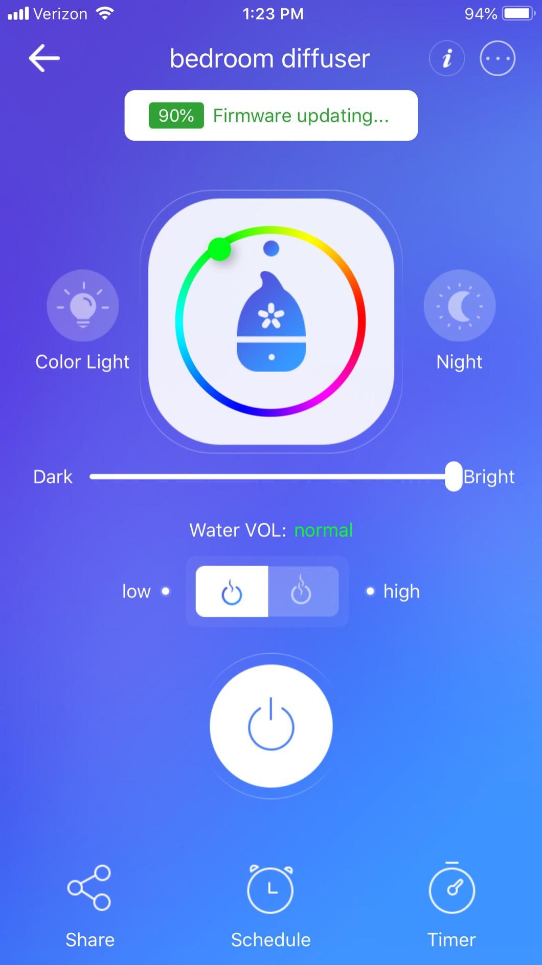 Smart WiFi Wireless Essential Oil Aromatherapy 400ml Ultrasonic Diffuser & Humidifier with Alexa & Google Home Phone App & Voice Control - LED & Timer Settings Dark Brown Customer Review Smart WiFi Wireless Essential Oil Aromatherapy 400ml Ultrasonic Diffuser & Humidifier with Alexa & Google Home Phone App & Voice Control - LED & Timer Settings Dark Brown - Customer Photo 2