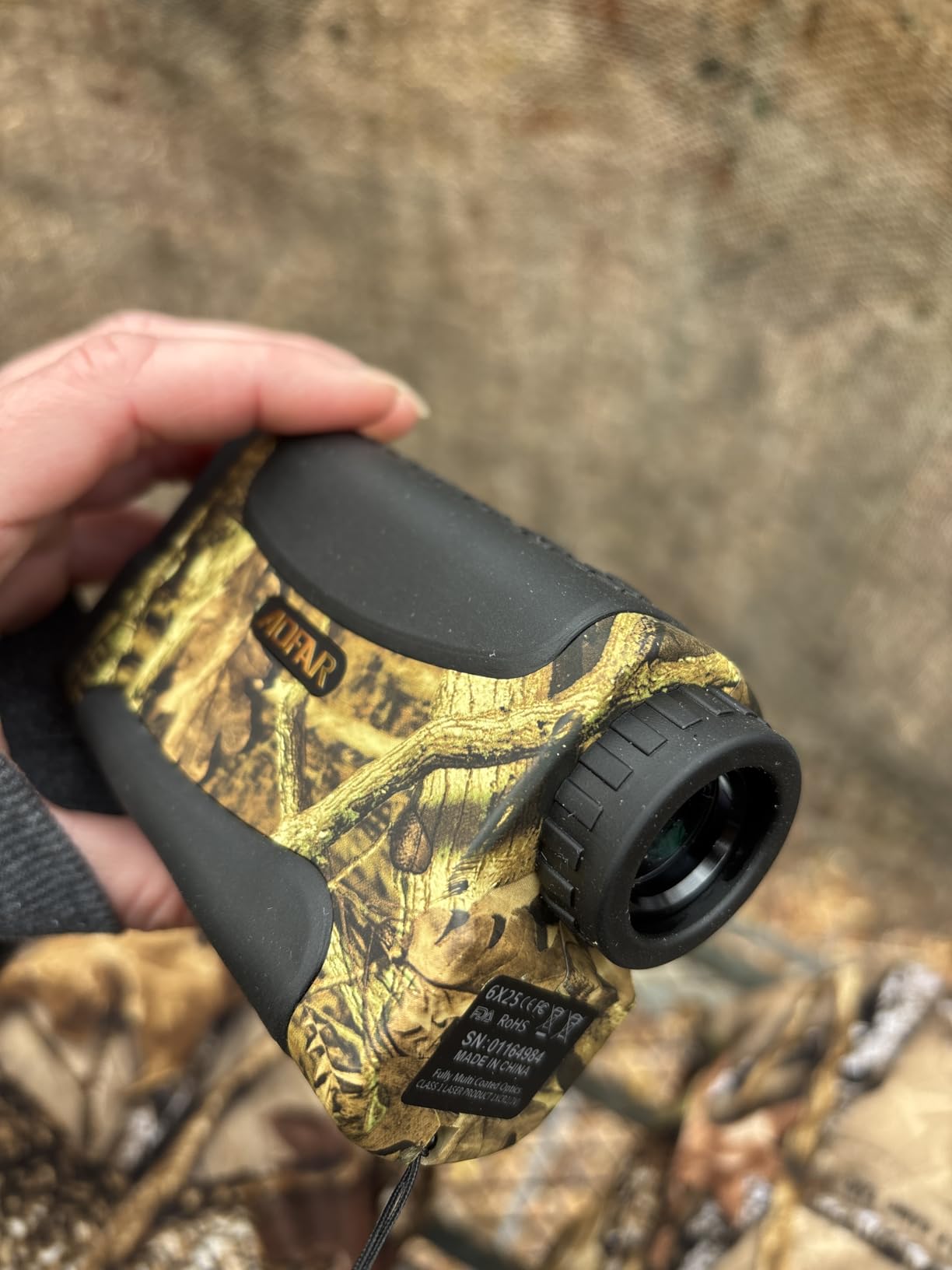 AOFAR HX-700N Hunting Range Finder 700 Yards Waterproof Archery Rangefinder for Bow Hunting with Range and Speed Mode, Free Battery, Carrying Case - Customer Photo 2