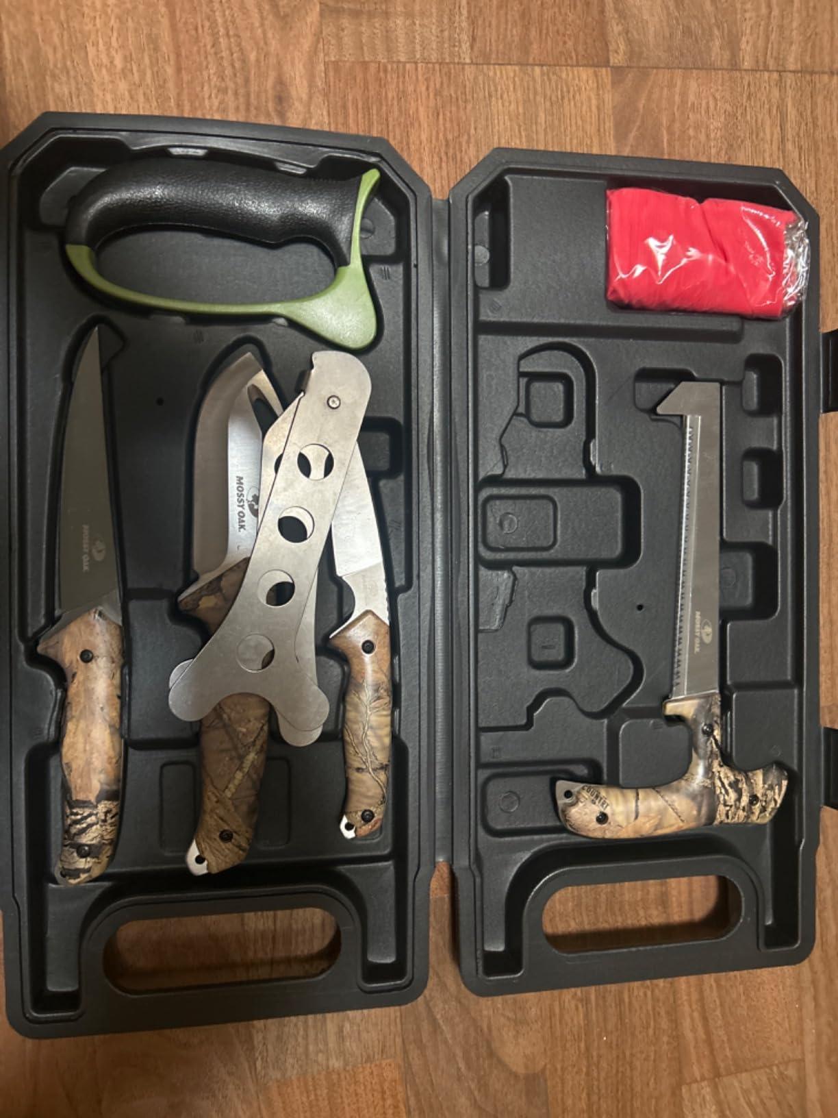 Mossy Oak Hunting Field Dressing Kit - Portable Butcher Game Processor Set (8-Piece) - Customer Photo 1