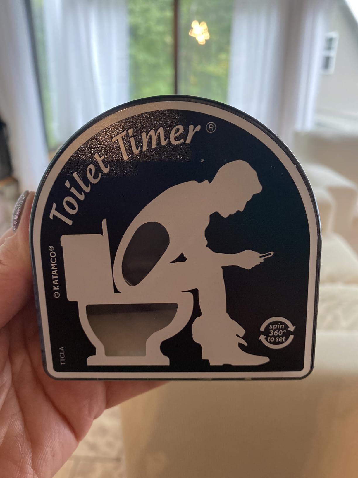 Katamco The Original Toilet Timer (Classic), As Seen on Shark Tank. Funny Gift for Men, Husband, Dad, Son, Birthday, Christmas, Father's Day. - Customer Photo 3