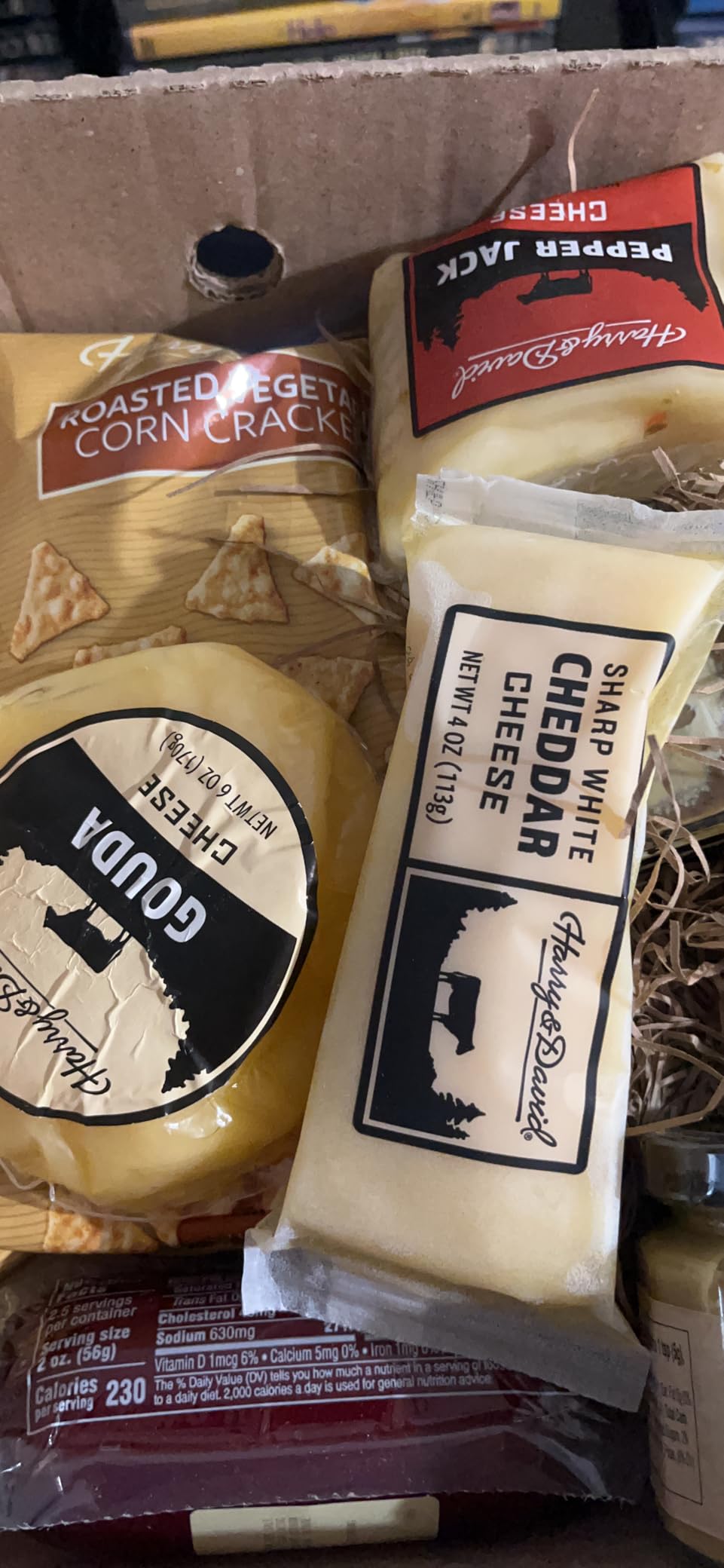 Harry & David Ultimate Meat And Cheese Gift Box, Food Gift Basket, Charcuterie Platter With 4 Cheese Blocks, 4 Sausages, 5 Sets Of Crackers, Sesame Sticks, Relish & Honey Mustard Sauces Customer Review Harry & David Ultimate Meat And Cheese Gift Box, Food Gift Basket, Charcuterie Platter With 4 Cheese Blocks, 4 Sausages, 5 Sets Of Crackers, Sesame Sticks, Relish & Honey Mustard Sauces - Customer Photo 1