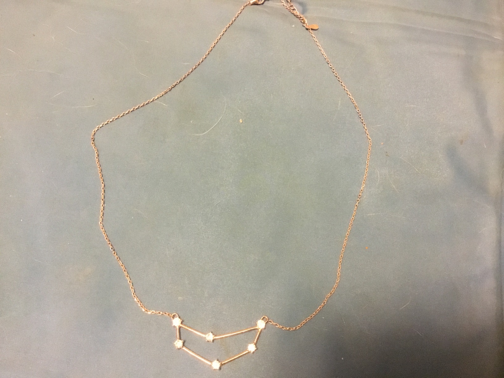 925 Sterling Silver CZ Astrology 12 Constellation Horoscope Sign Astrology Zodiac Star Necklace Birthday Jewelry for Women,18-20 inch - Customer Photo 2