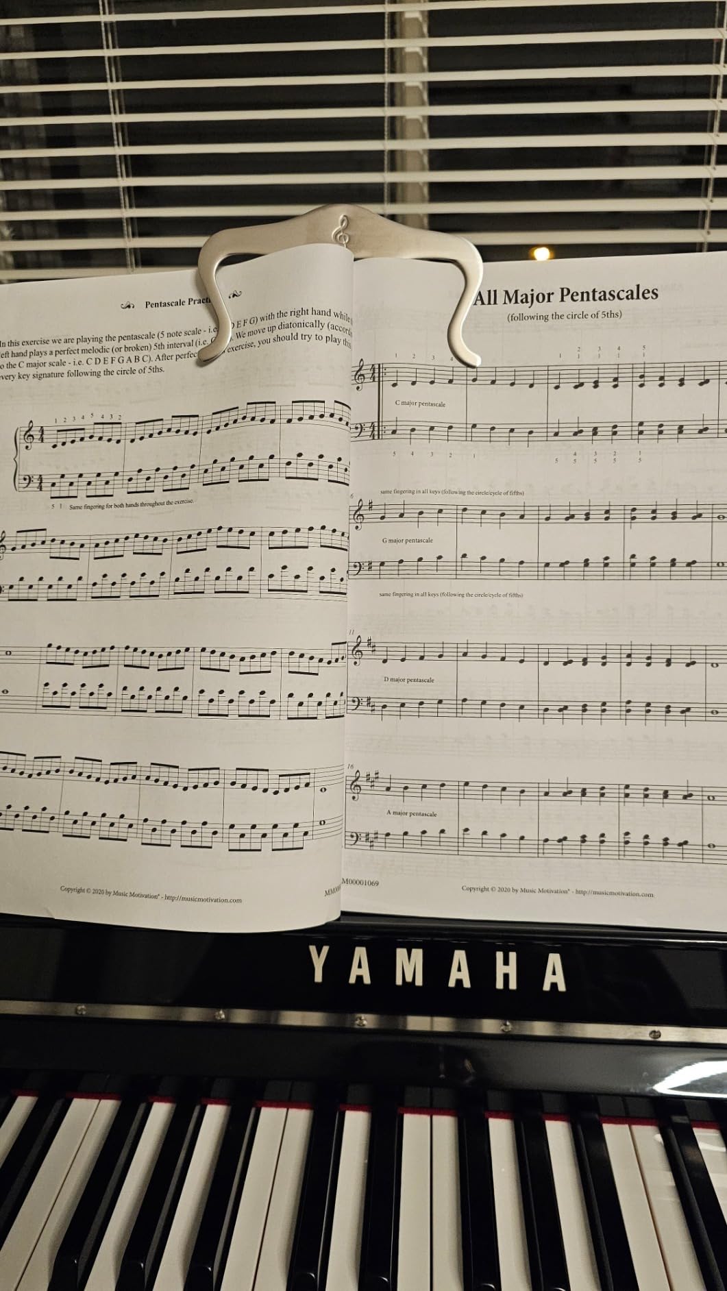 Metal Music Book Clip and Page Holder - Sheet Music Holders for Piano, Keyboard, Stands, and Books - Adorable Page Marker Clips ​with​ ​Velvet Storage and Carrying Bag​ - Strong, Sturdy - Customer Photo 3