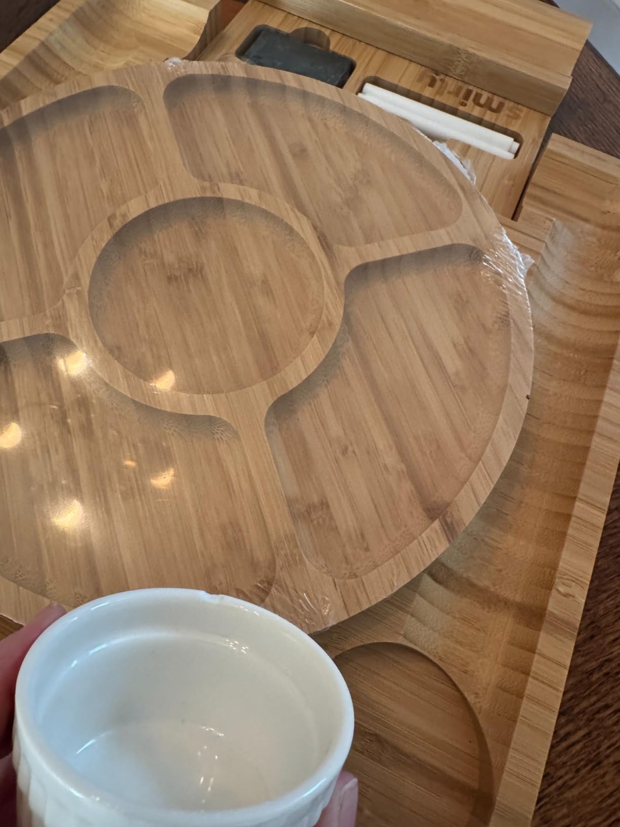 Smirly Charcuterie Board Set - Large Bamboo Cheese Board for Serving - House Warming Gifts New Home, Wedding & Bridal Shower Gift, Birthday Gift for Women - Customer Photo 2