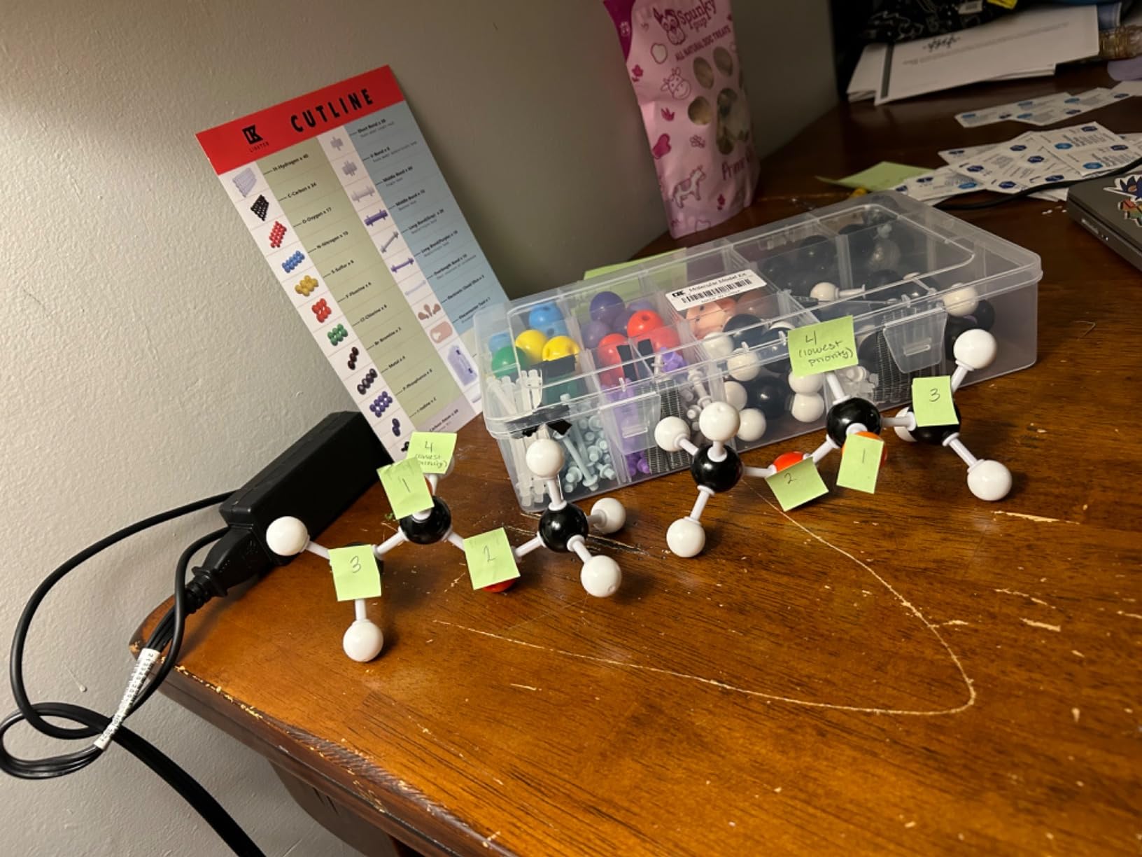 LINKTOR Chemistry Molecular Model Kit (444 Pieces), Student or Teacher Set for Organic and Inorganic Chemistry Learning, Motivate Enthusiasm for Learning and Raising Space Imagination, A Fullerene Set - Customer Photo 1