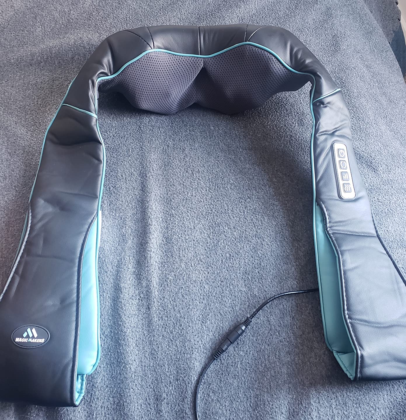 MagicMakers Electric Shiatsu Neck Massager with Heat - Pain Relief for Back, Shoulders & Feet - Gift for Men, Women, Mom & Dad - From Daughter or Son - Ideal for Christmas, Mother's Day & Father's Day - Customer Photo 1