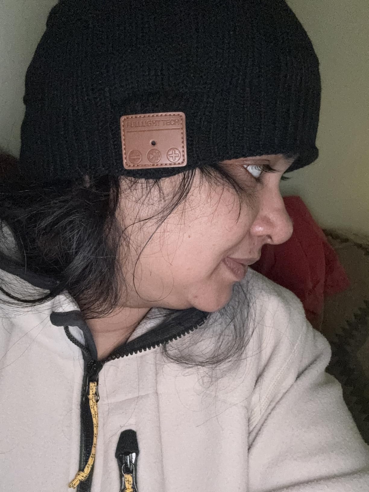 Bluetooth Beanie Hat Headphones Unique Tech Gifts Stocking Stuffer Customer Review Bluetooth Beanie Hat Headphones Unique Tech Gifts Stocking Stuffer - Customer Photo 1