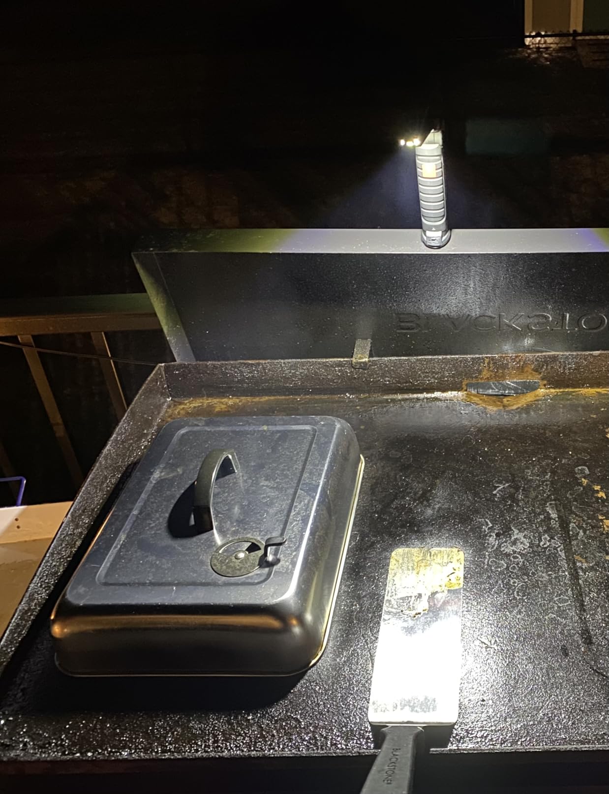 Coquimbo Christmas Stocking Stuffers White Elephant Gifts for Adults Men Him Dad, Rechargeable LED Work Light BBQ Grill Accessories Magnetic Flashlight, Mechanic Light Tools Mens Gifts (2 Pack Black) - Customer Photo 1