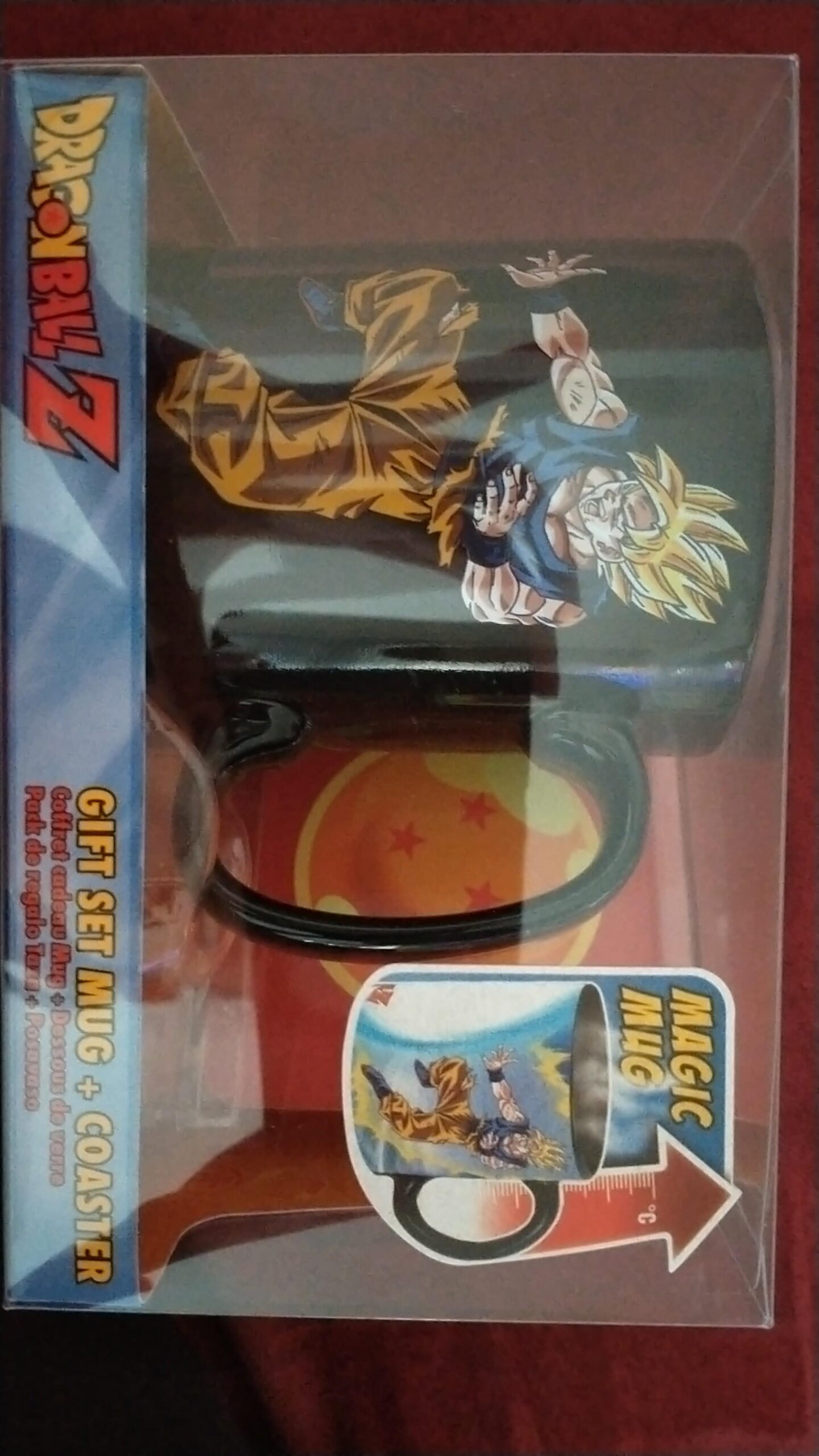 ABYSTYLE Dragon Ball Z Goku vs Buu Heat Change Mug 16 Fl Oz and Coaster Dragon Ball 4 Stars Anime Manga Drinkware Home Kitchen Merch Gift - Customer Photo 2