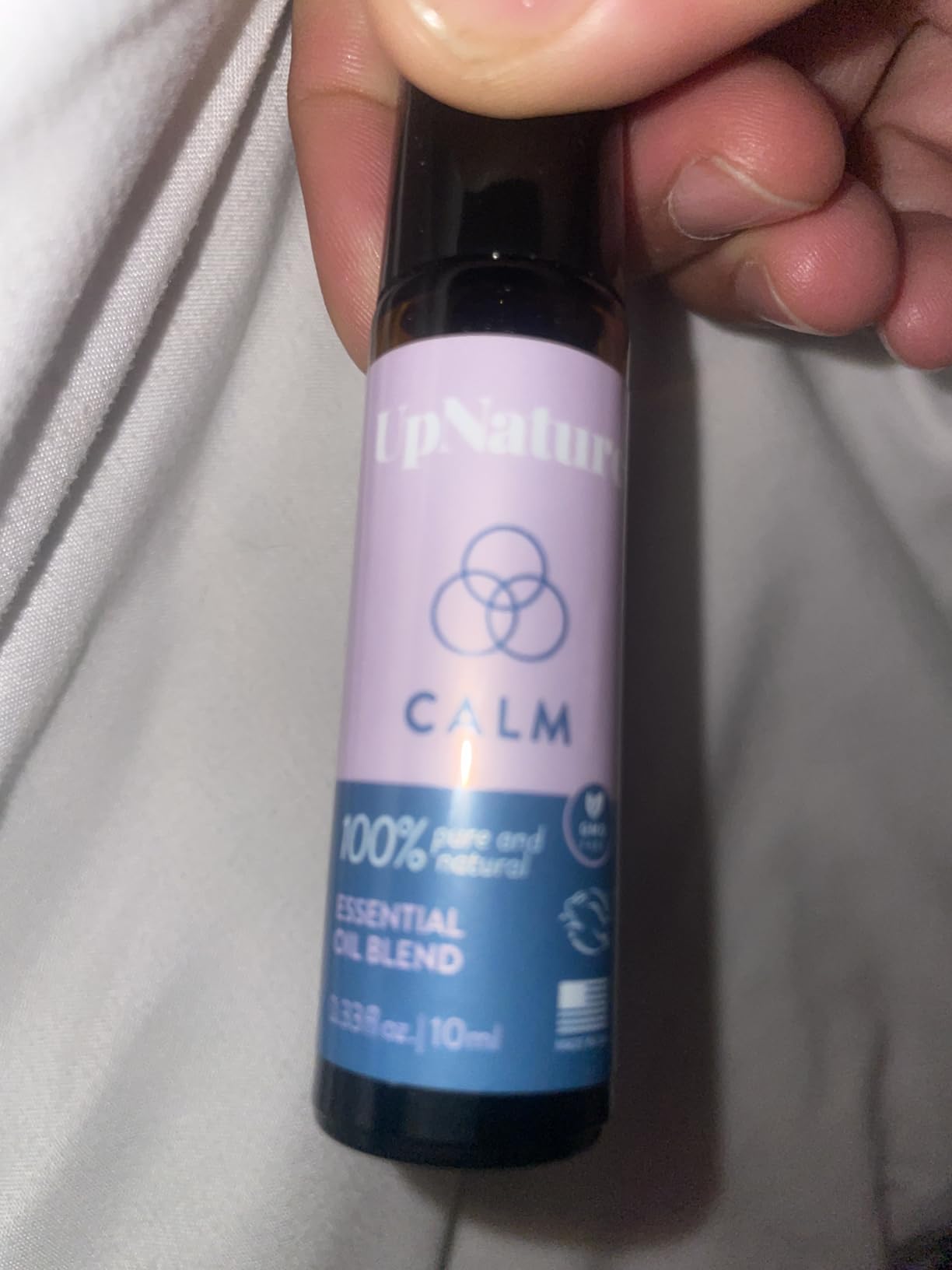 UpNature Calm Essential Oil Roll On - Stocking Stuffers for Teen Girls and Women - 100% Natural Stress Relief Aromatherapy Blend - Relaxation Self Care Gifts for Women - Customer Photo 1