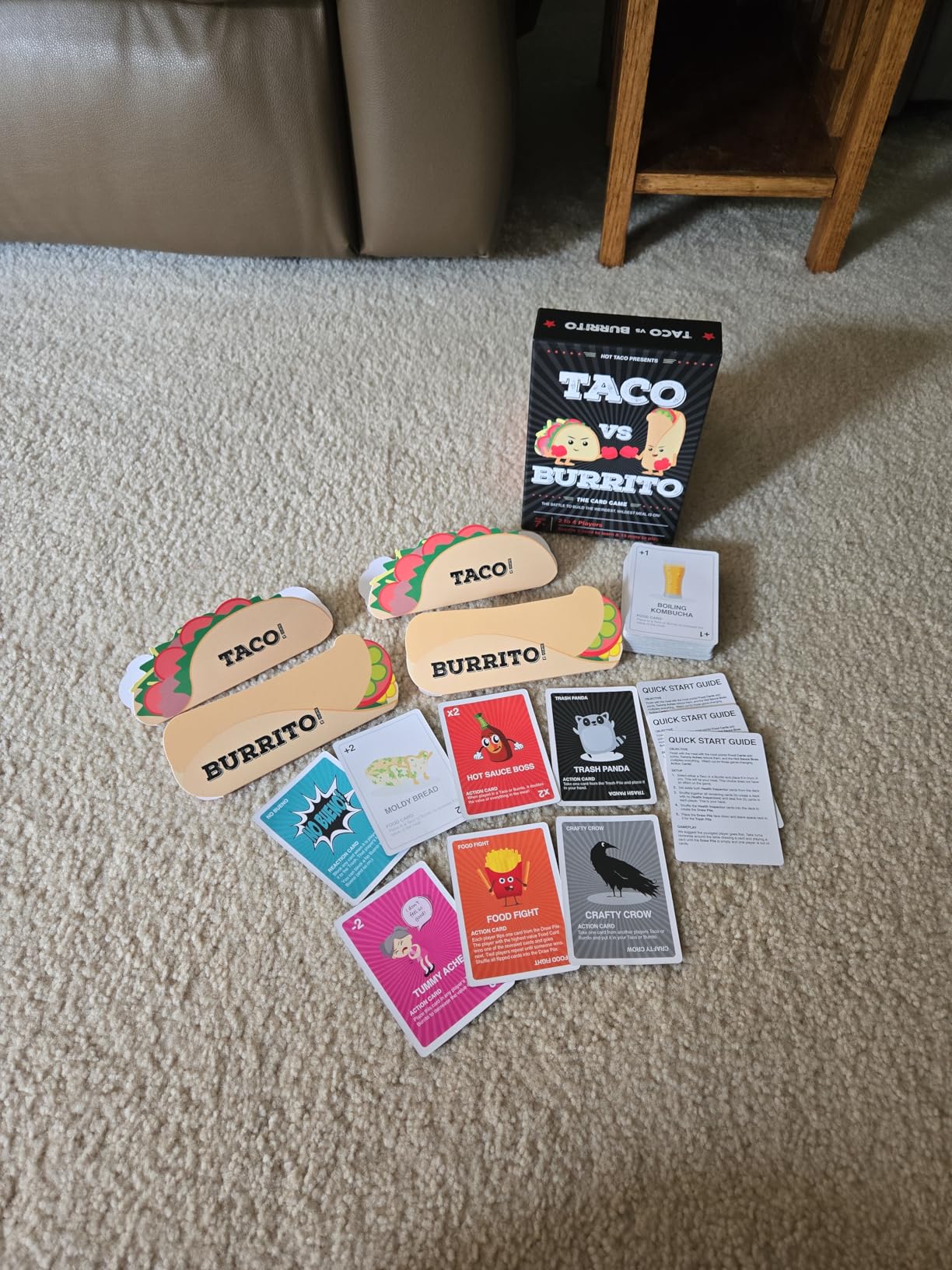 Taco vs Burrito - The Wildly Popular Surprisingly Strategic Card Game Created by a 7 Year Old - 5 Ways to Play - a Family-Friendly Party Game for Kids, Teens & Adults Customer Review Taco vs Burrito - The Wildly Popular Surprisingly Strategic Card Game Created by a 7 Year Old - 5 Ways to Play - a Family-Friendly Party Game for Kids, Teens & Adults - Customer Photo 2