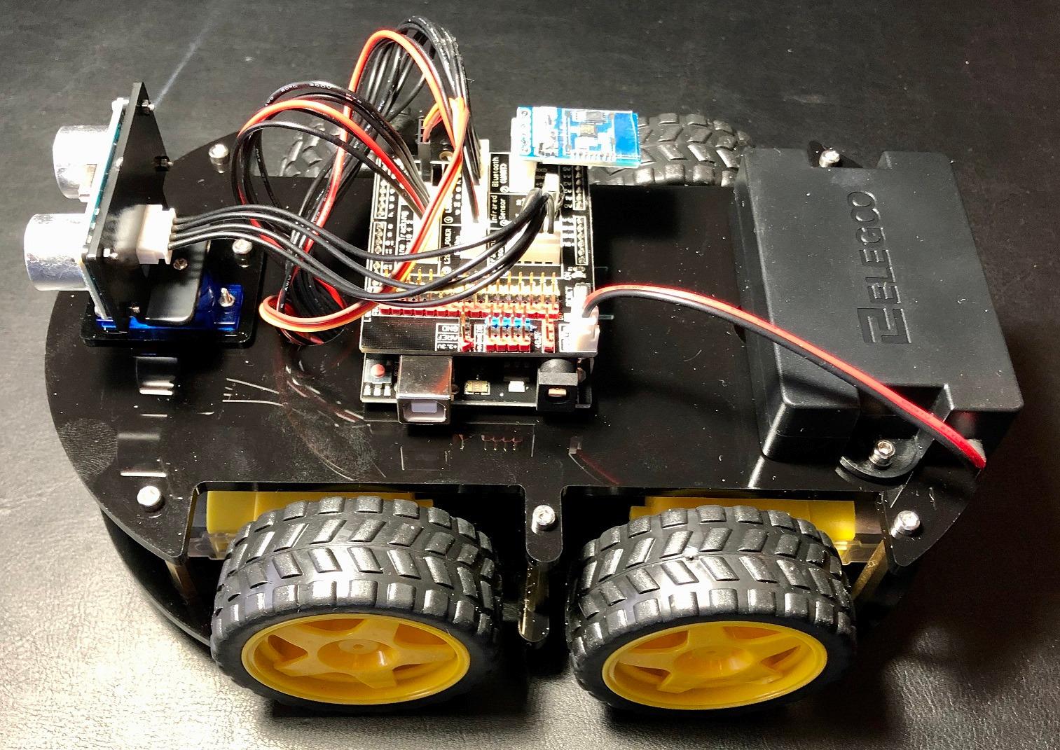 ELEGOO UNO R3 Smart Robot Car Kit V4 for Arduino Robotics for Kids Ages 8-12 12-16 STEM Science Kits Coding Gifts for 8 9 10 11 12 13 14 15 16 Year Old Boys Girls Teens Cool Engineering Building Toys - Customer Photo 2