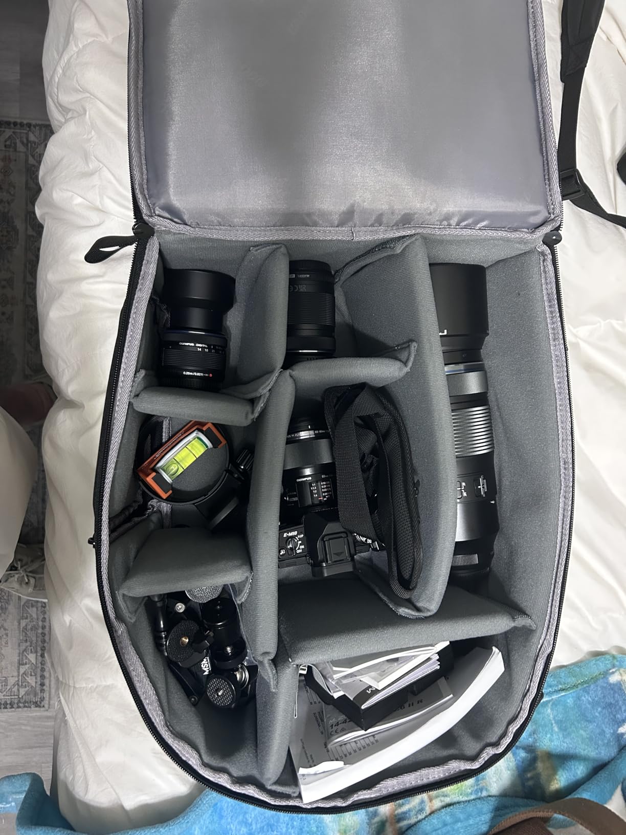 CADeN Camera Backpack Bag Professional for DSLR/SLR Mirrorless Camera Waterproof, Camera Case Compatible for Sony Canon Nikon - Customer Photo 1