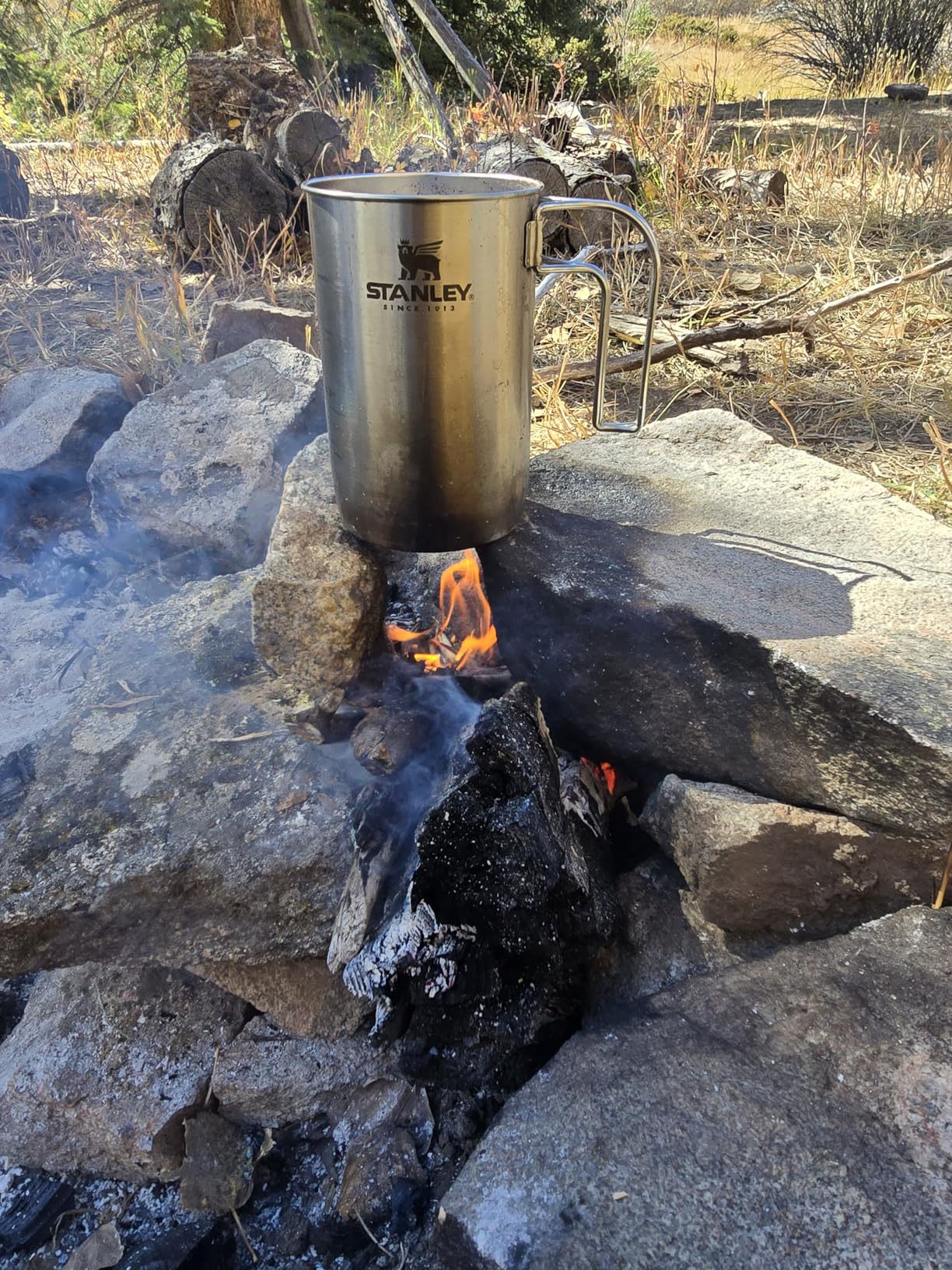 STANLEY All In One French Press Coffee Maker 32 oz | 5 Minute Brew, 4 Hours Hot | Mesh Filter for Coffee Grounds | Insulated Stainless Steel French Press | BPA-Free | Stainless - Customer Photo 2
