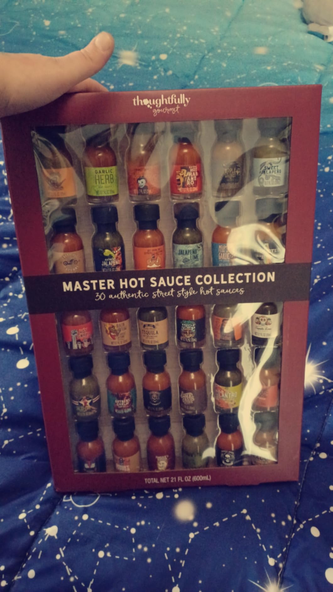 Thoughtfully Gourmet, Master Hot Sauce Collection Sampler Set, Flavors Include Garlic Herb, and More, Hot Sauce Gift, Set of 30 - Customer Photo 1