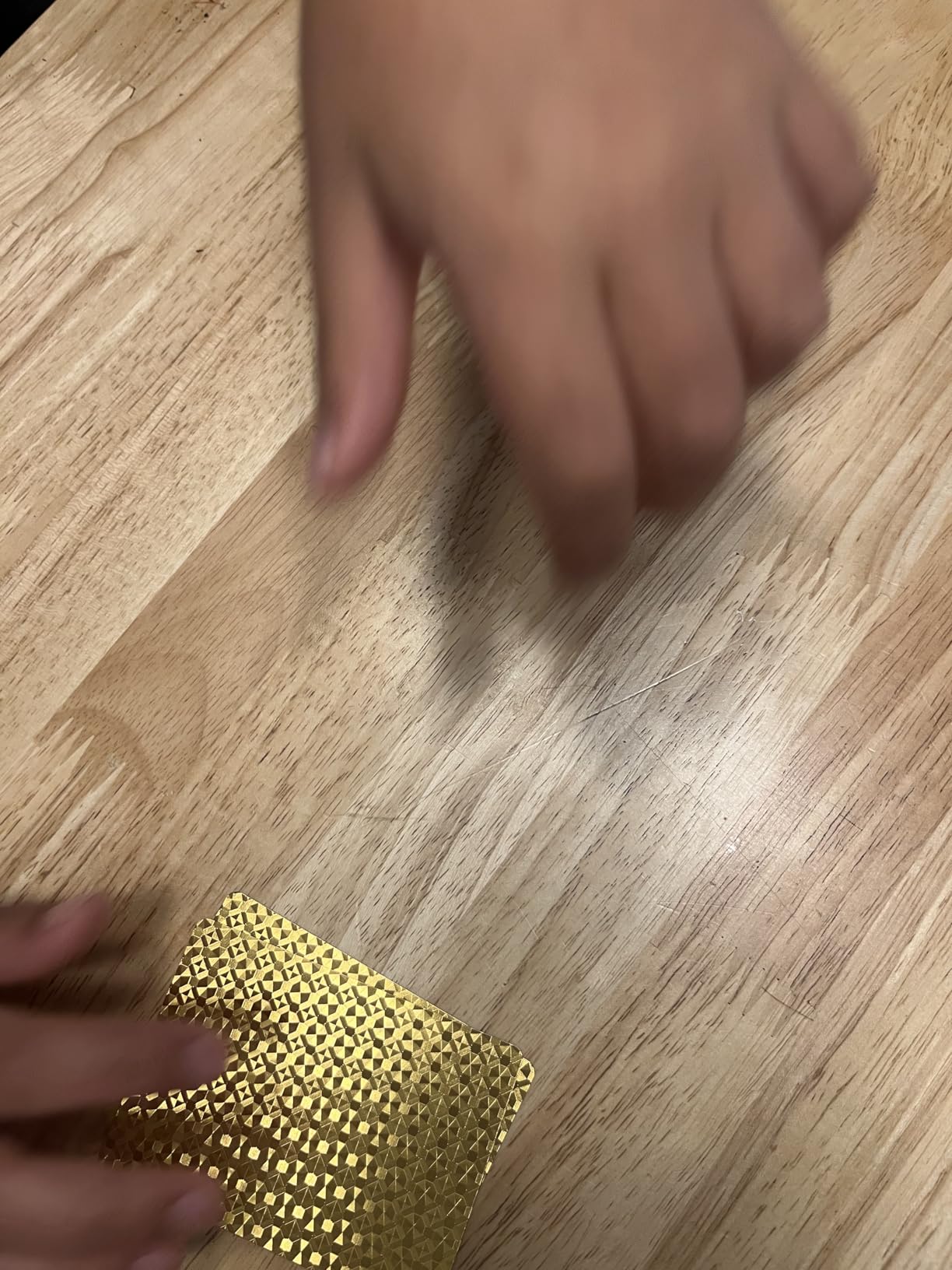 BIERDORF Diamond Waterproof Black Playing Cards, Poker Cards, HD, Deck of Cards (Black) - Customer Photo 1