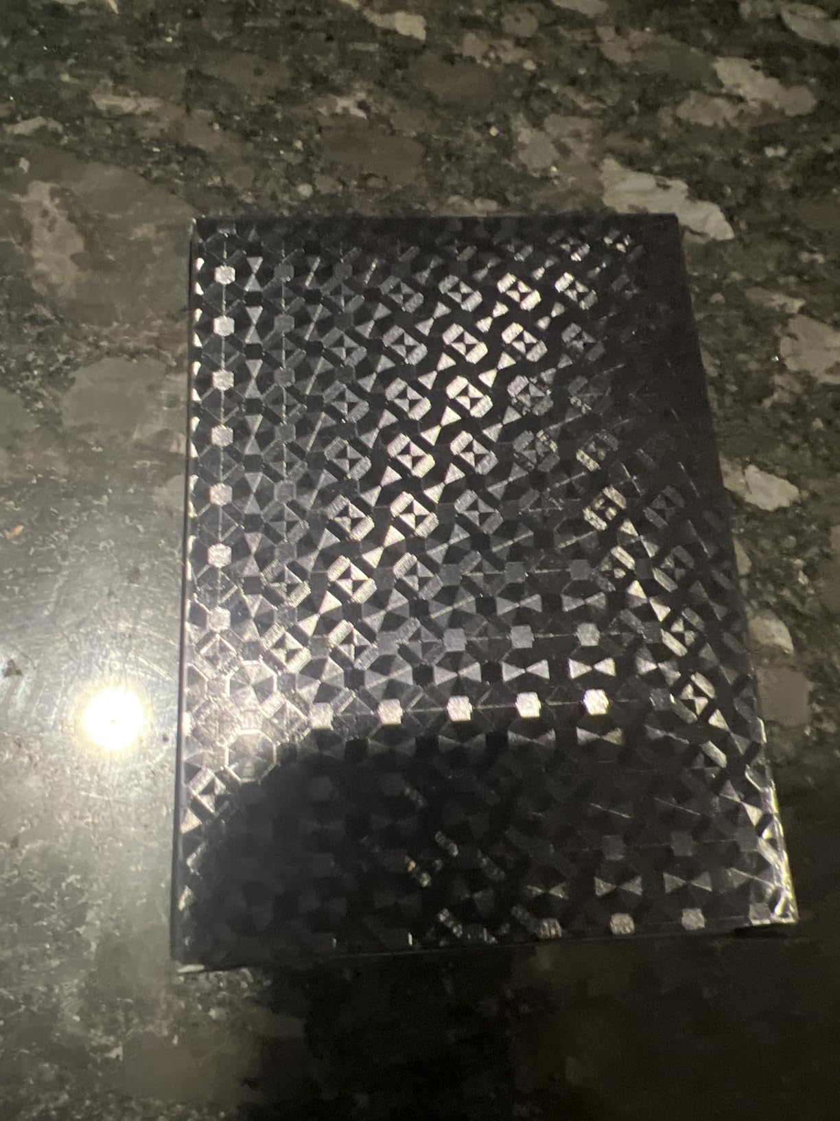 BIERDORF Diamond Waterproof Black Playing Cards, Poker Cards, HD, Deck of Cards (Black) - Customer Photo 3