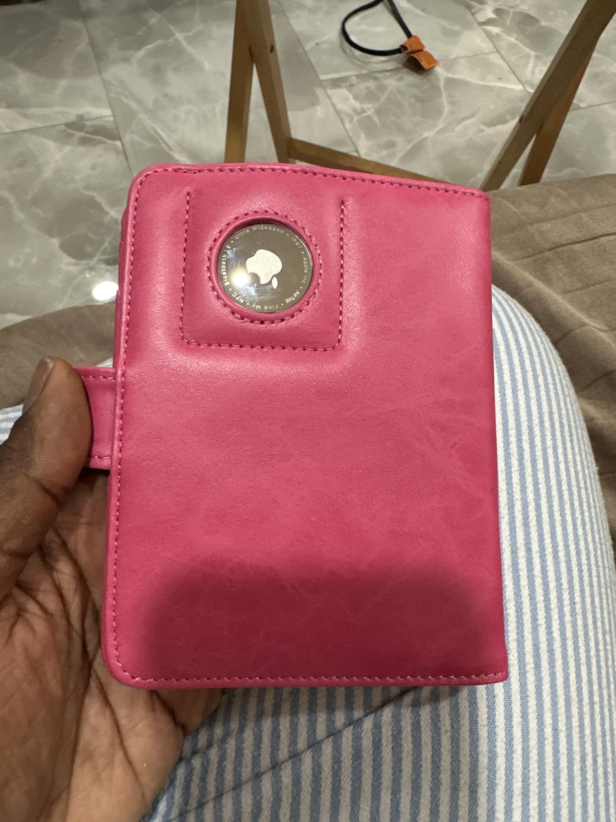 Passport Holder Cover Wallet RFID Blocking Leather Card Case Travel Accessories for Women Men (Pink) - Customer Photo 2