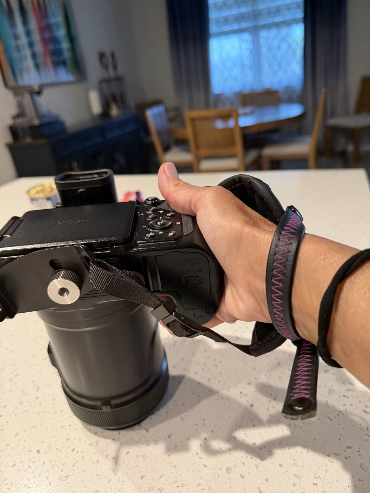 Altura Photo Camera Hand Strap - Rapid Fire Secure Grip, Padded Wrist Straps for Photographers for DSLR and Mirrorless Cameras - Customer Photo 2