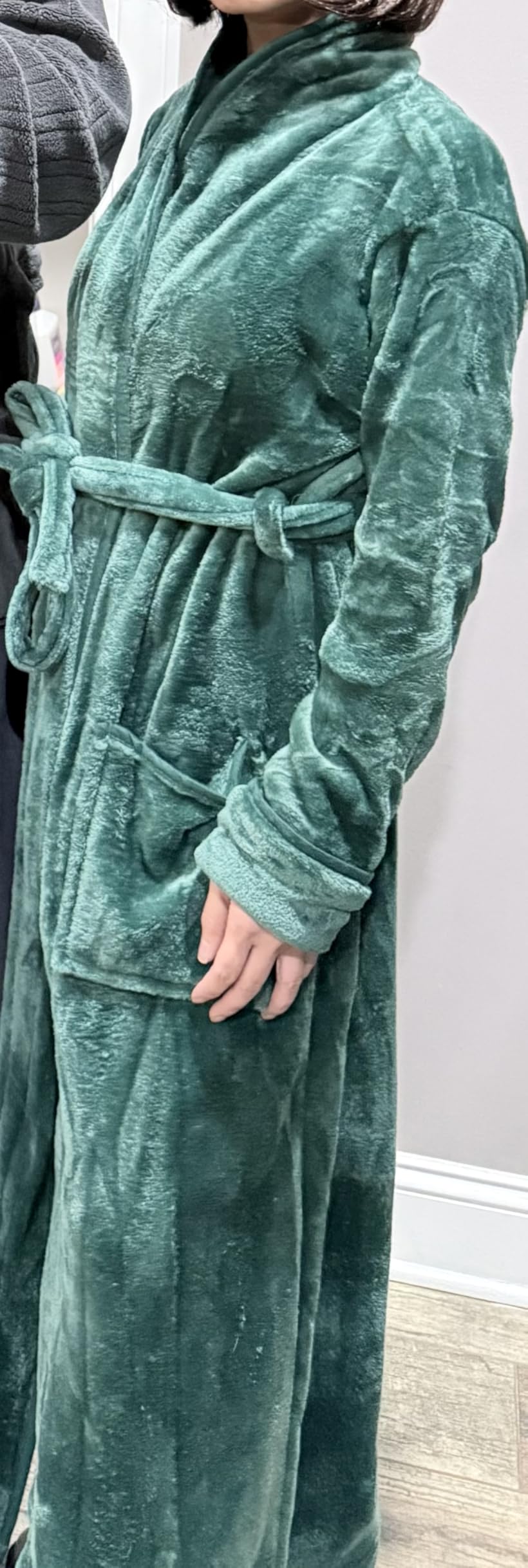 NY Threads Premium Womens Robe, Plush Fleece Long Bath Robe for Women, Fluffy Soft Women's Bathrobe - Customer Photo 1