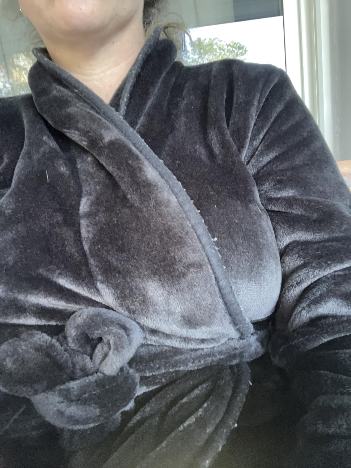 NY Threads Premium Womens Robe, Plush Fleece Long Bath Robe for Women, Fluffy Soft Women's Bathrobe - Customer Photo 2