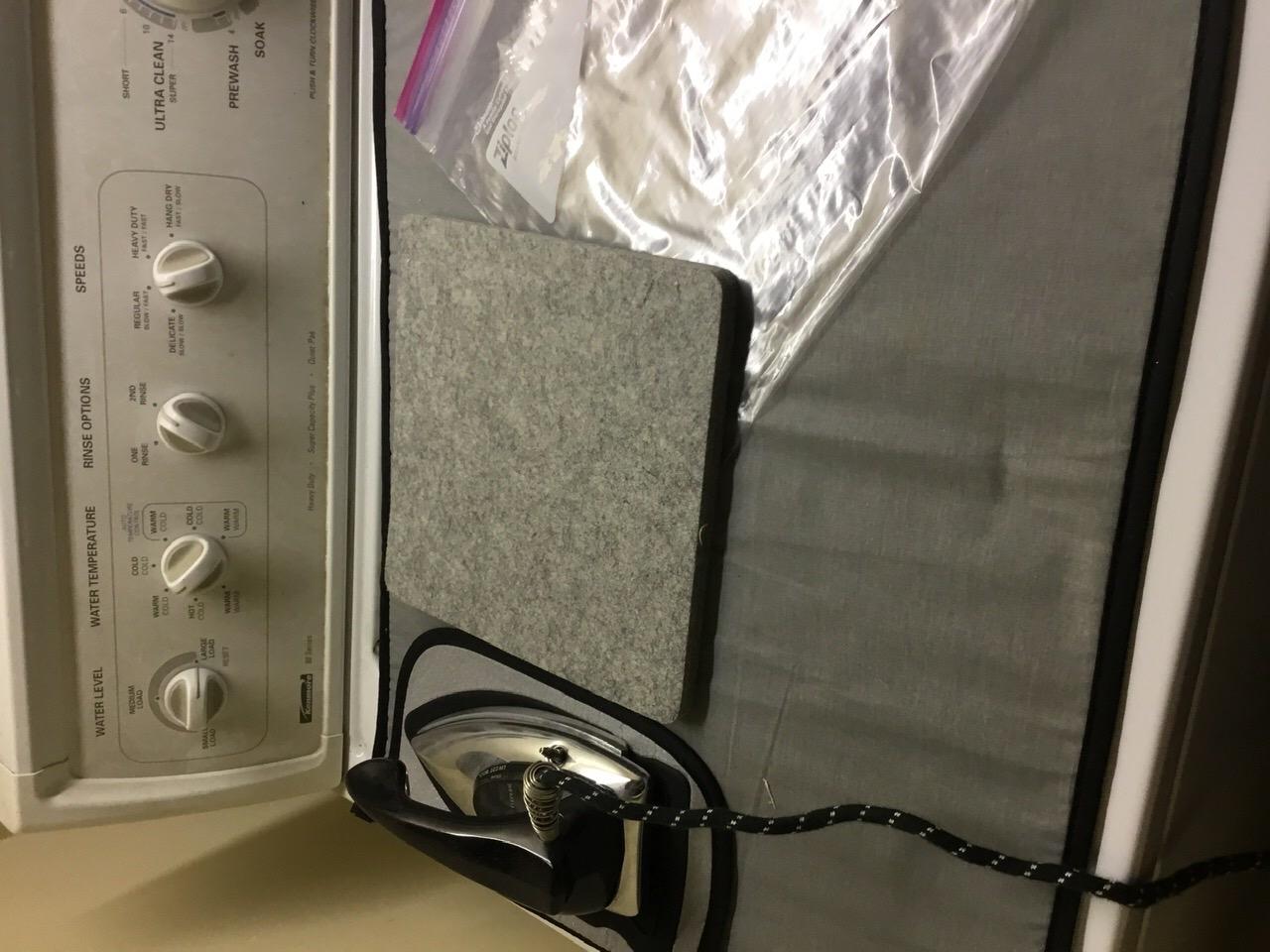 Wool Pressing Pad - 24in x 18in Quilting Ironing Pad - 100% New Zealand Felted Wool Iron Board for Quilters, Great for Quilting Sewing Projects by SAVINA - Customer Photo 4