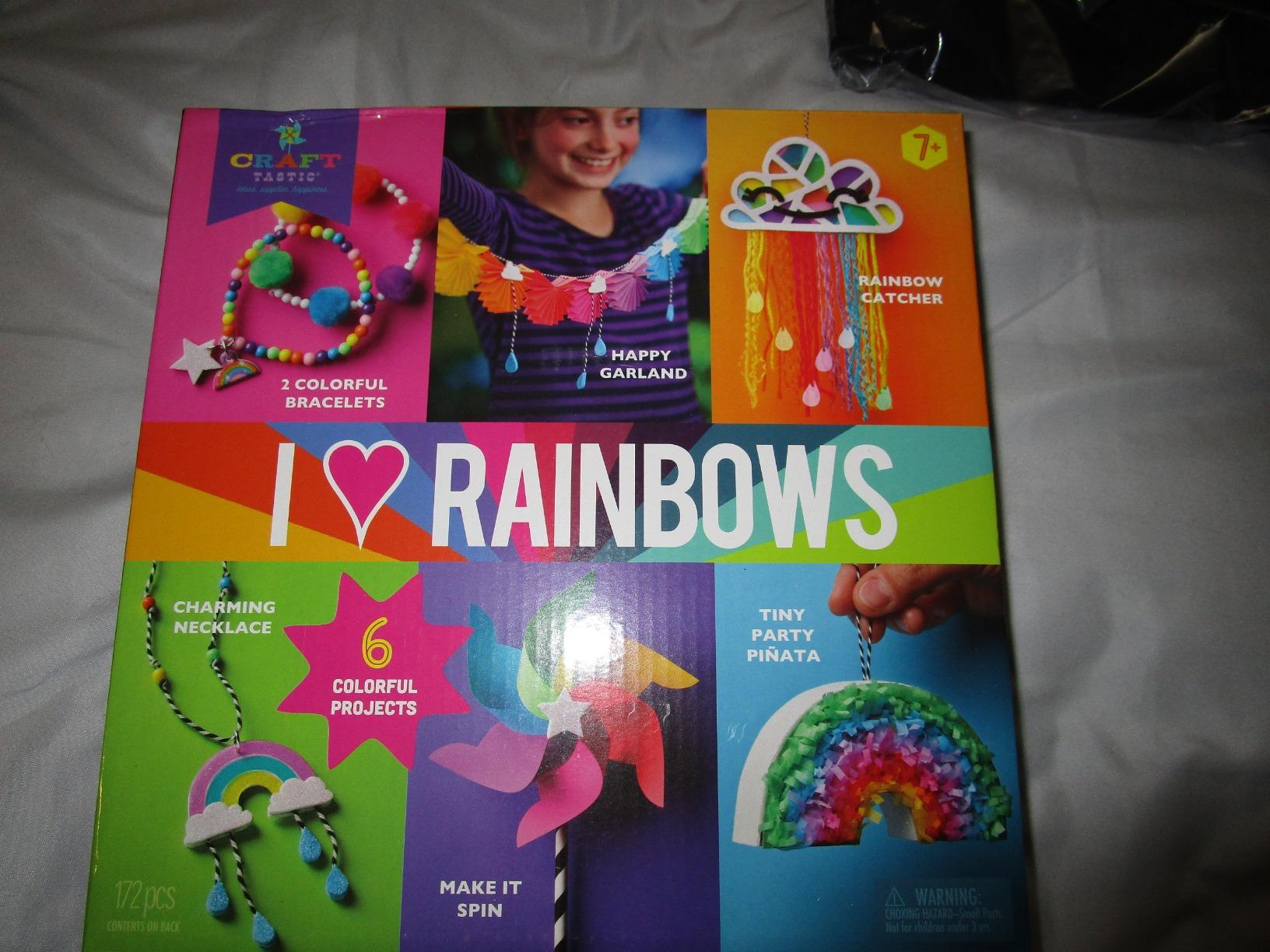 Craft-tastic – I Love Rainbows Craft Kit – Make 6 Colorful Arts & Crafts Projects - Customer Photo 2