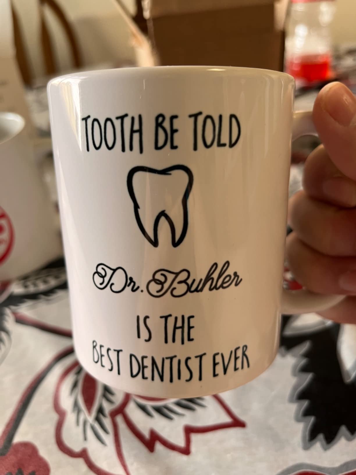 Andaz Press Personalized Custom 11oz. PhD Graduation Coffee Mug Gift, Dr. Phinished, 1-Pack Cups for Graduates Students Class of Doctorate Grad Diploma Class of 2025 Graduation Mug PhD Cup PhD Gifts - Customer Photo 2