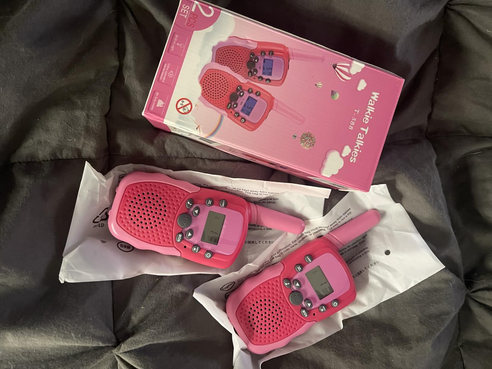 Selieve Toys for 3-12 Year Old Boys Girls, Walkie Talkies for Kids 22 Channels 2 Way Radio Toy with Backlit LCD Flashlight, 3 Miles Range for Outside, Camping, Hiking - Customer Photo 2