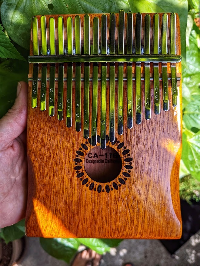 Kalimba Thumb Piano 17 Keys, Portable Mbira Finger Piano Gifts for Kids and Adults Beginners Wood - Customer Photo 1