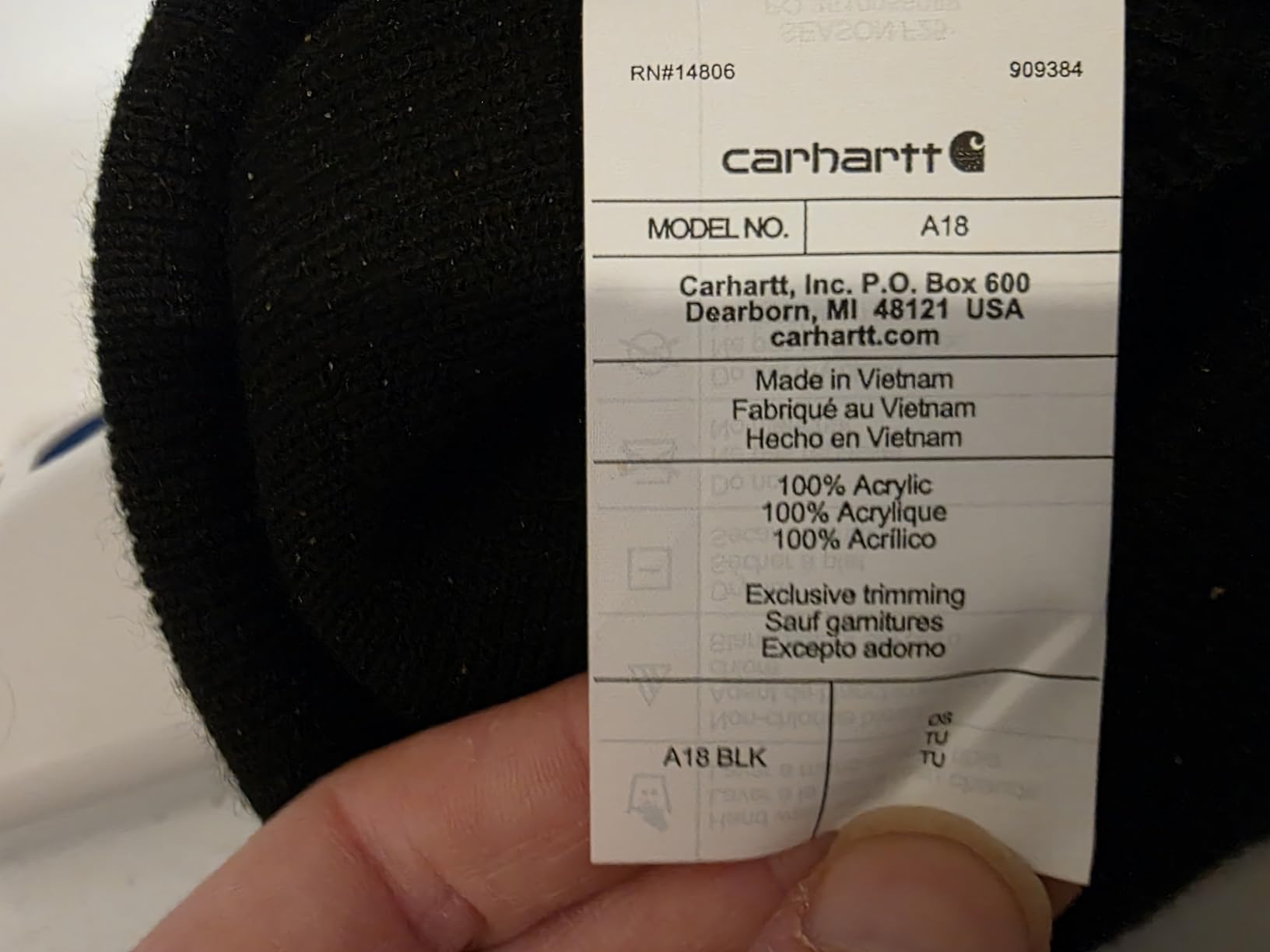 Carhartt Men's Knit Cuffed Beanie Customer Review Carhartt Men's Knit Cuffed Beanie - Customer Photo 1